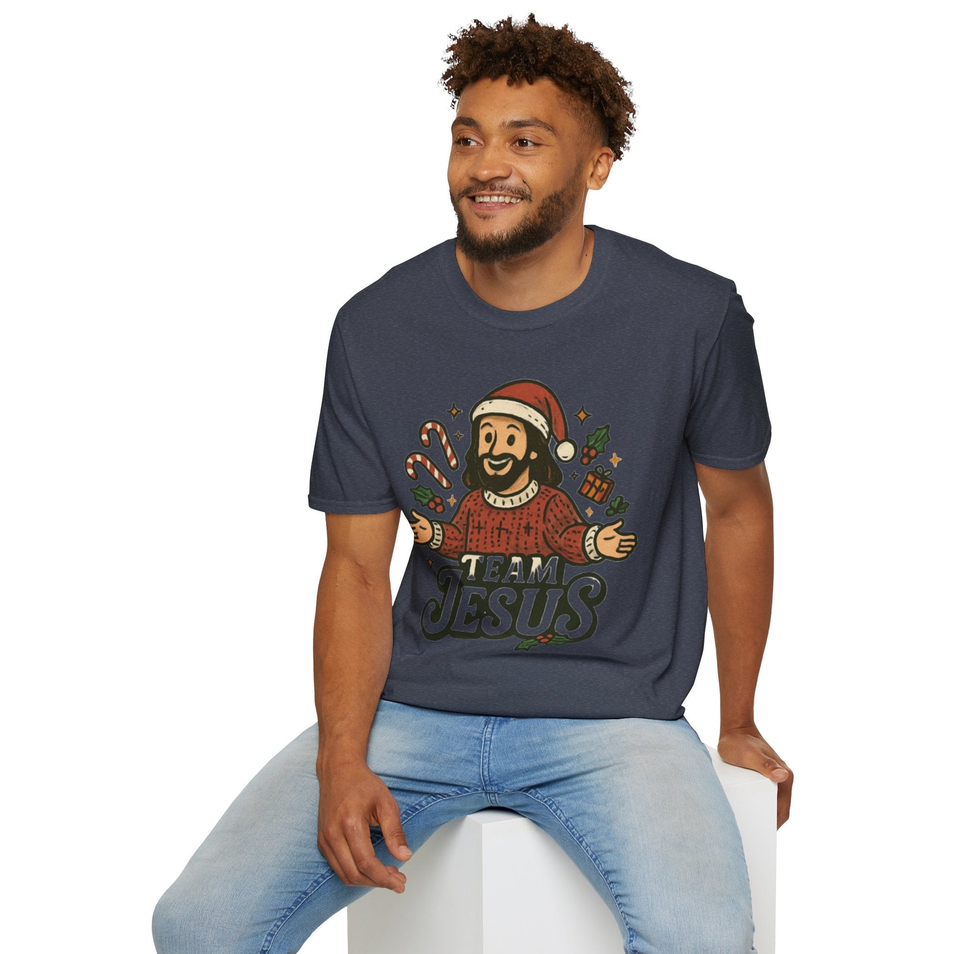 Funny "Team Jesus" Christmas T-Shirt - Peak Inspiration