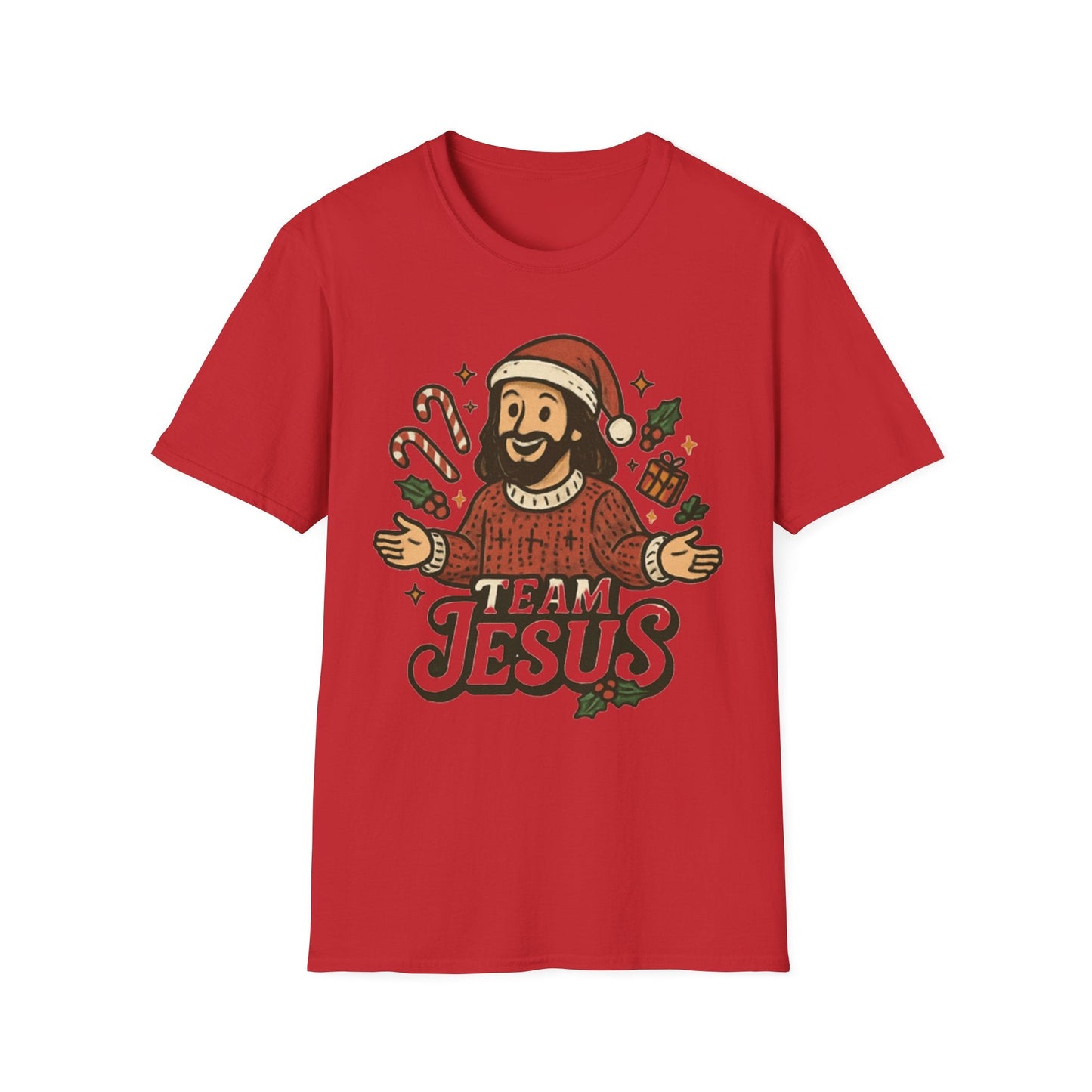 Funny "Team Jesus" Christmas T-Shirt - Peak Inspiration