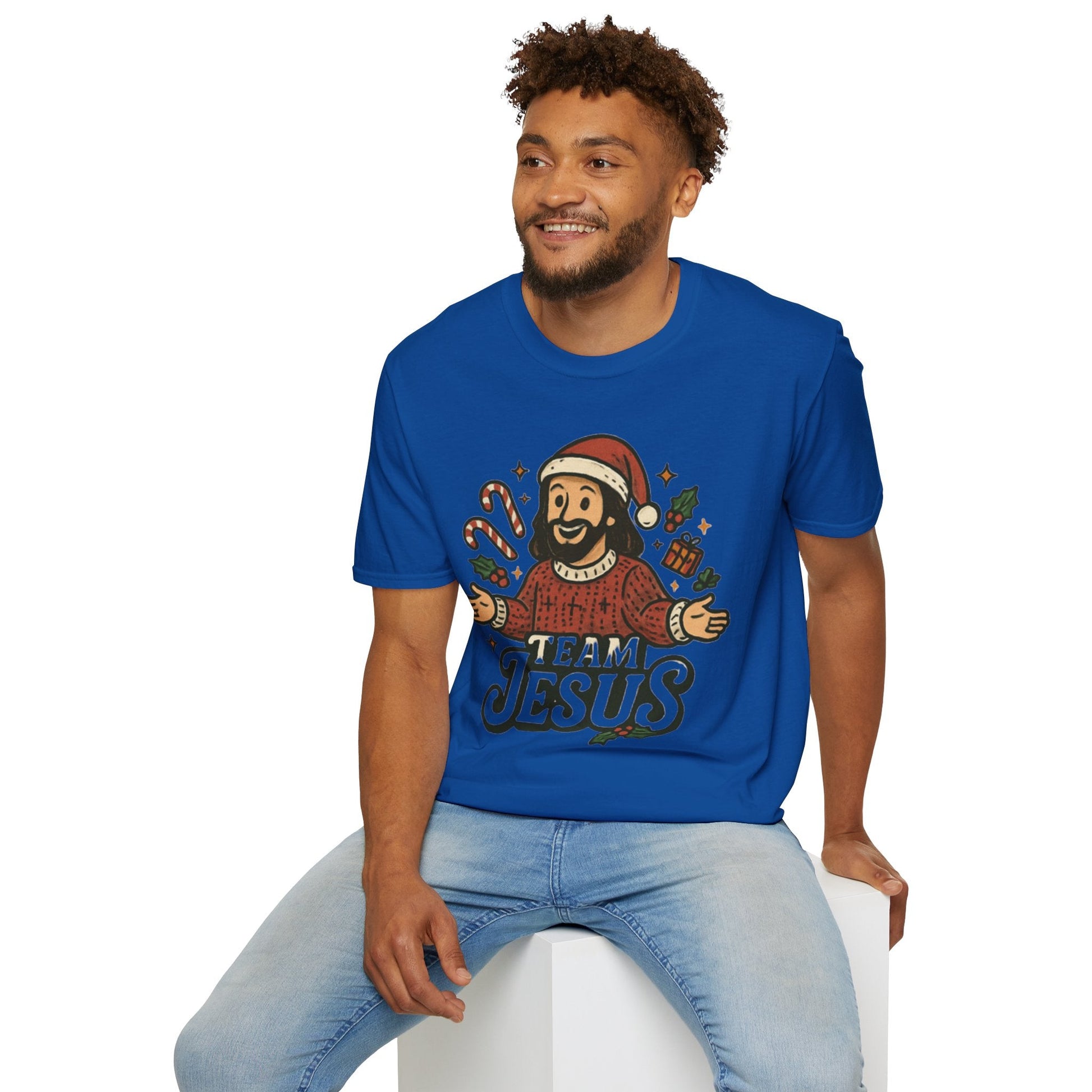 Funny "Team Jesus" Christmas T-Shirt - Peak Inspiration