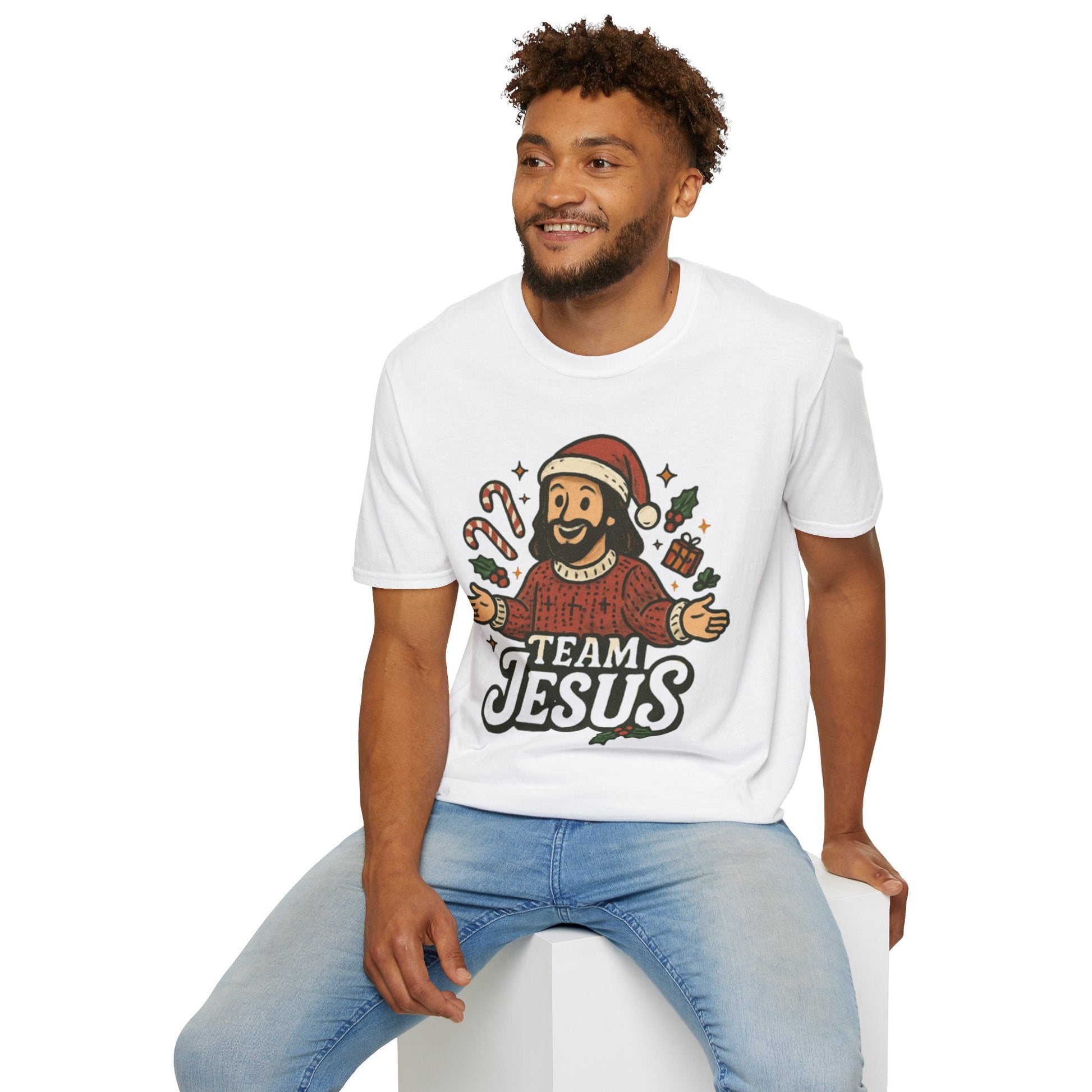 Funny "Team Jesus" Christmas T-Shirt - Peak Inspiration