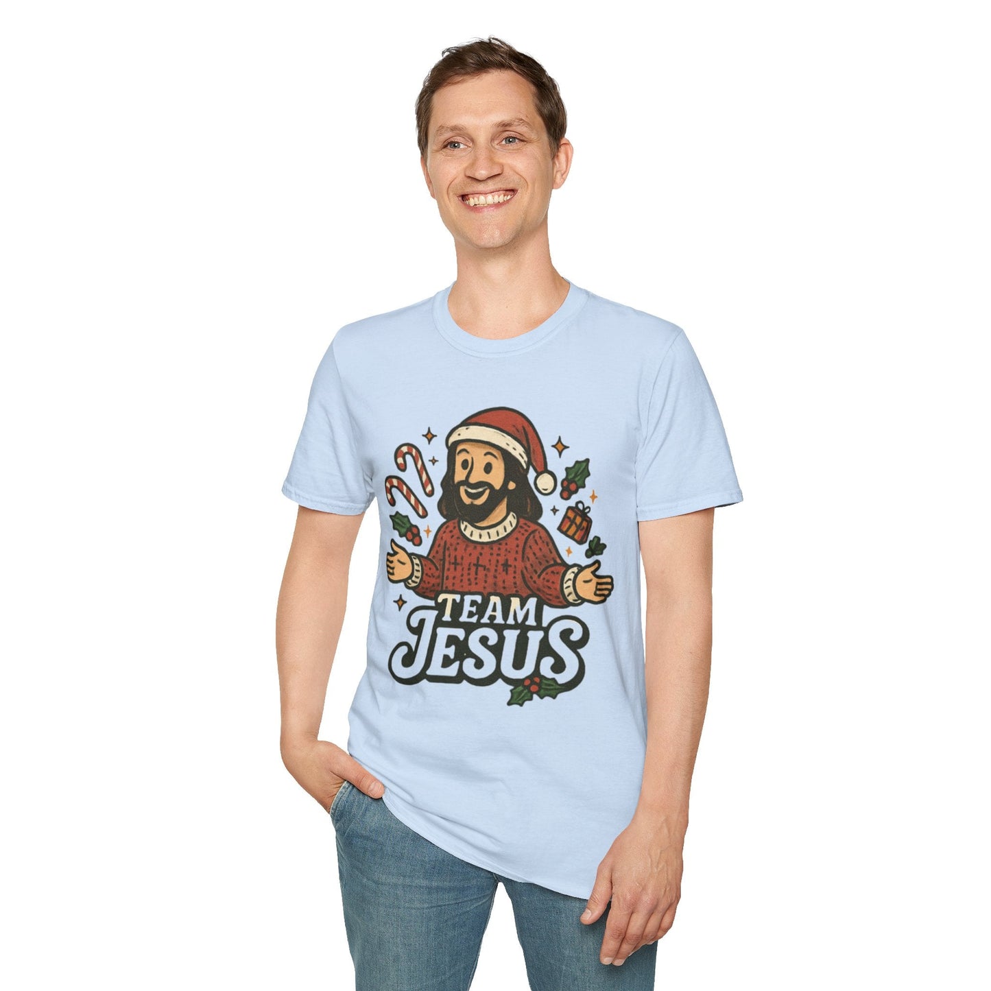 Funny "Team Jesus" Christmas T-Shirt - Peak Inspiration