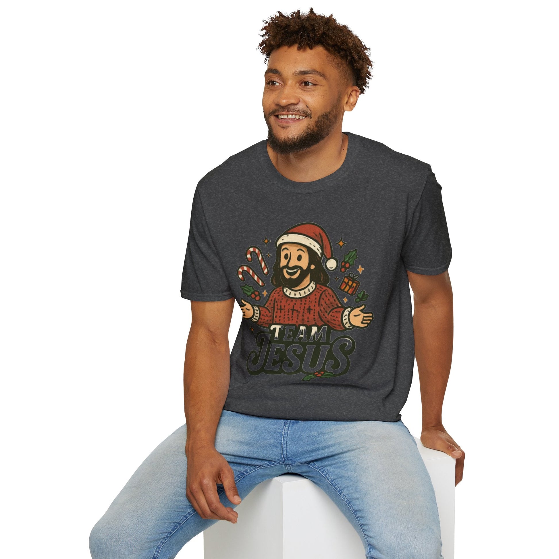 Funny "Team Jesus" Christmas T-Shirt - Peak Inspiration