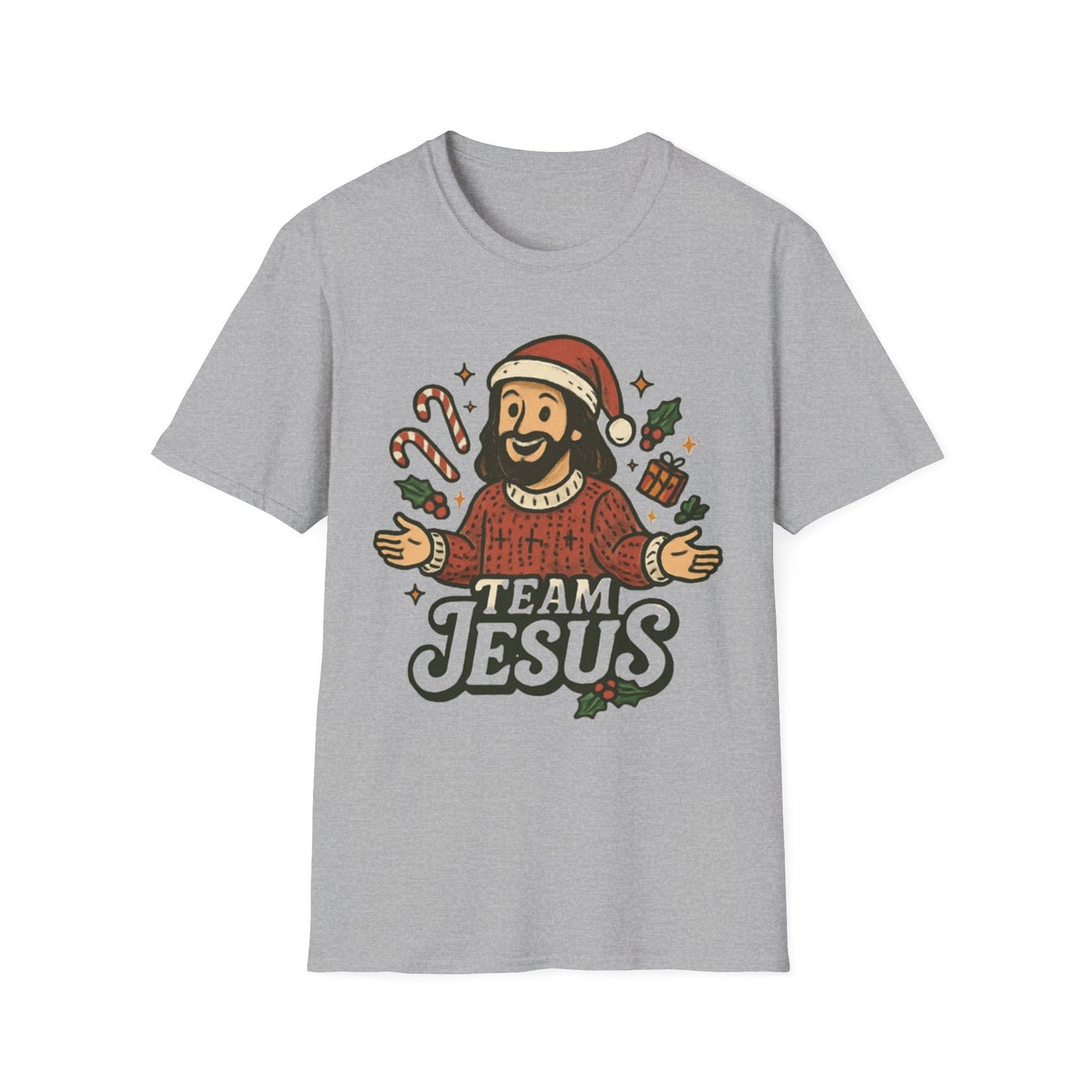 Funny "Team Jesus" Christmas T-Shirt - Peak Inspiration