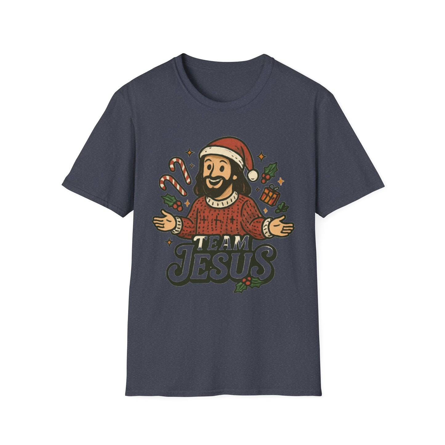 Funny "Team Jesus" Christmas T-Shirt - Peak Inspiration