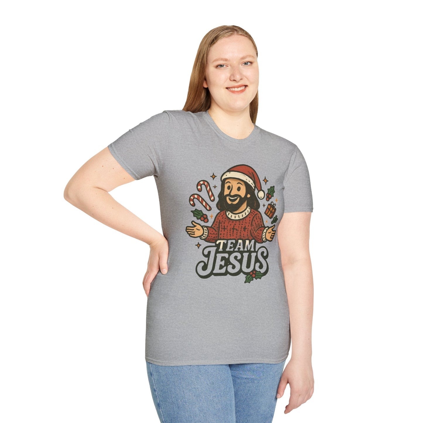 Funny "Team Jesus" Christmas T-Shirt - Peak Inspiration