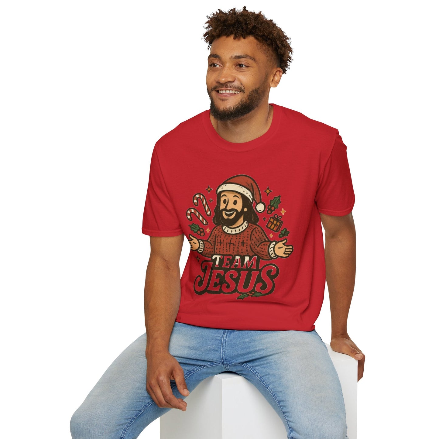 Funny "Team Jesus" Christmas T-Shirt - Peak Inspiration