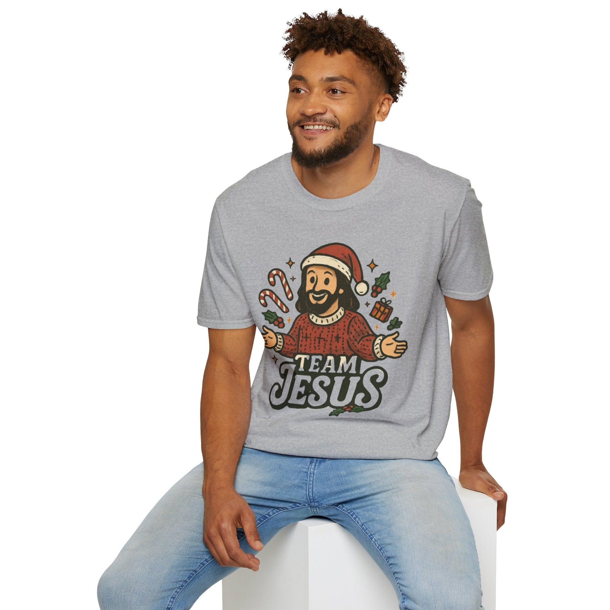 Funny "Team Jesus" Christmas T-Shirt - Peak Inspiration