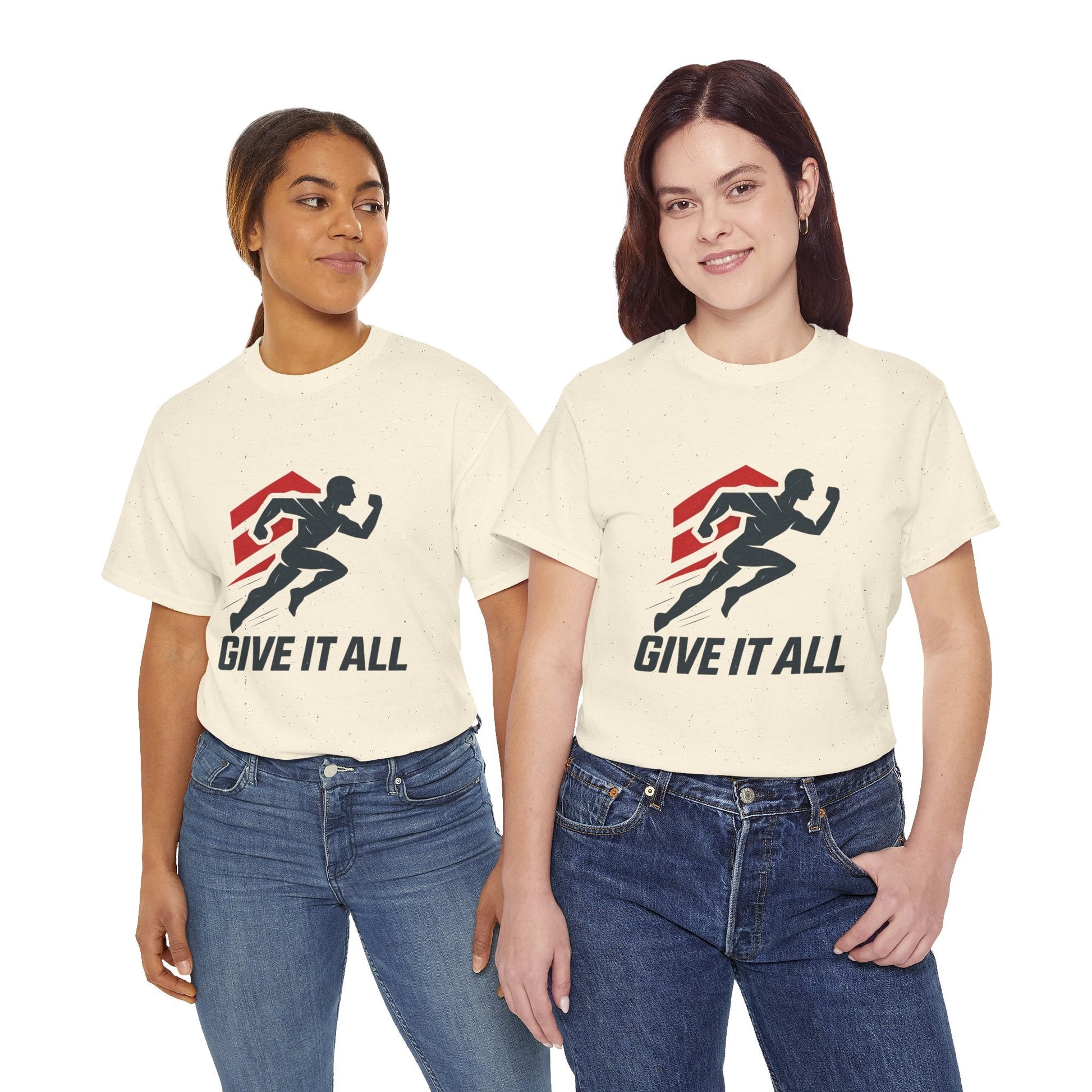 Give It All 'Work Out' T-Shirt — Motivational Workout Tee - Peak Inspiration