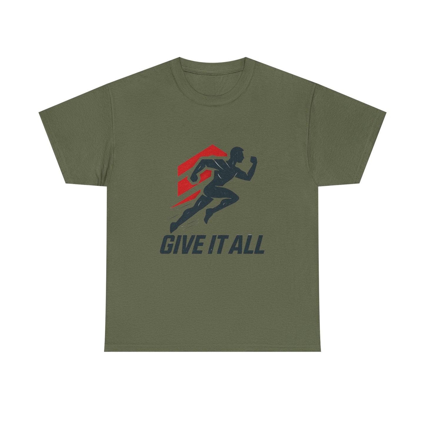 Give It All 'Work Out' T-Shirt — Motivational Workout Tee - Peak Inspiration