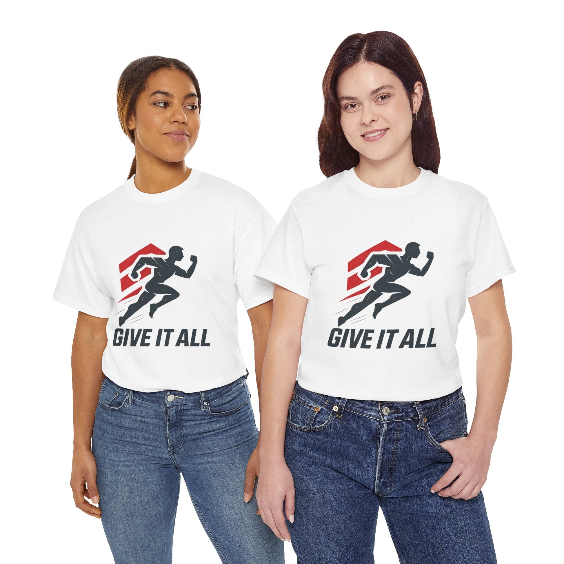 Give It All 'Work Out' T-Shirt — Motivational Workout Tee - Peak Inspiration