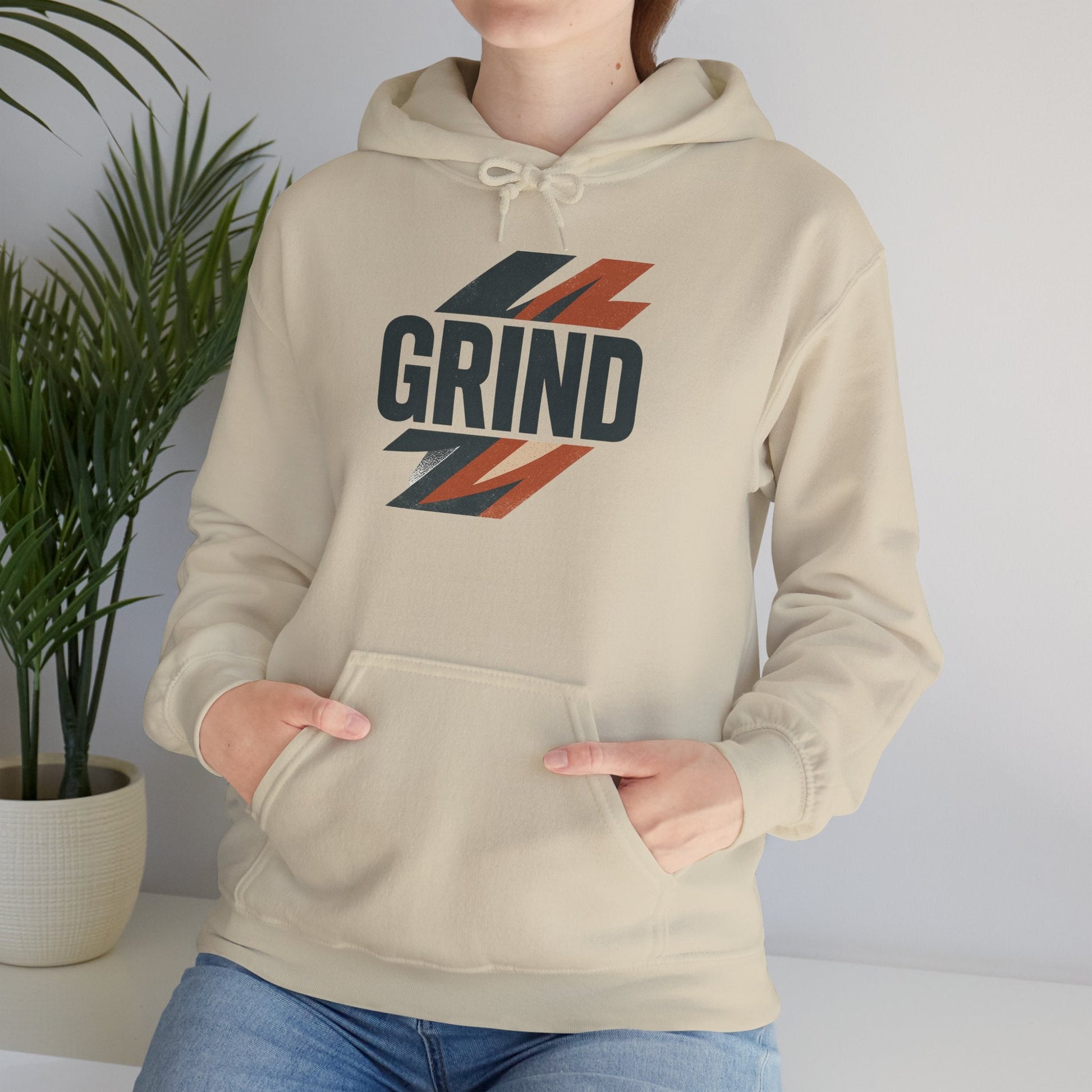 Grind Workout Hoodie — 'Grind' Fitness Gym Sweatshirt - Peak Inspiration