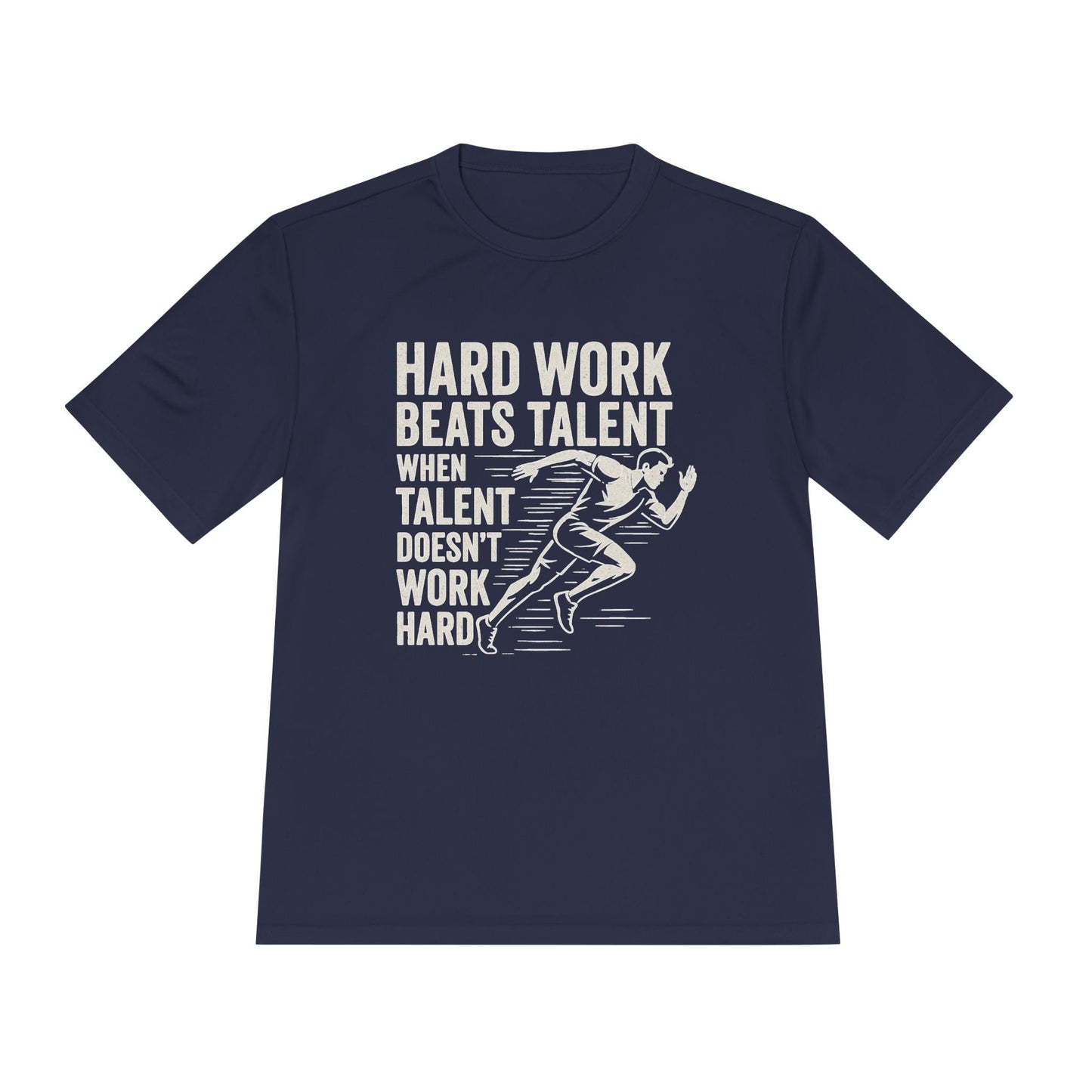 Hard Work Beats Talent Unisex Moisture Wicking Tee - Peak Inspiration
