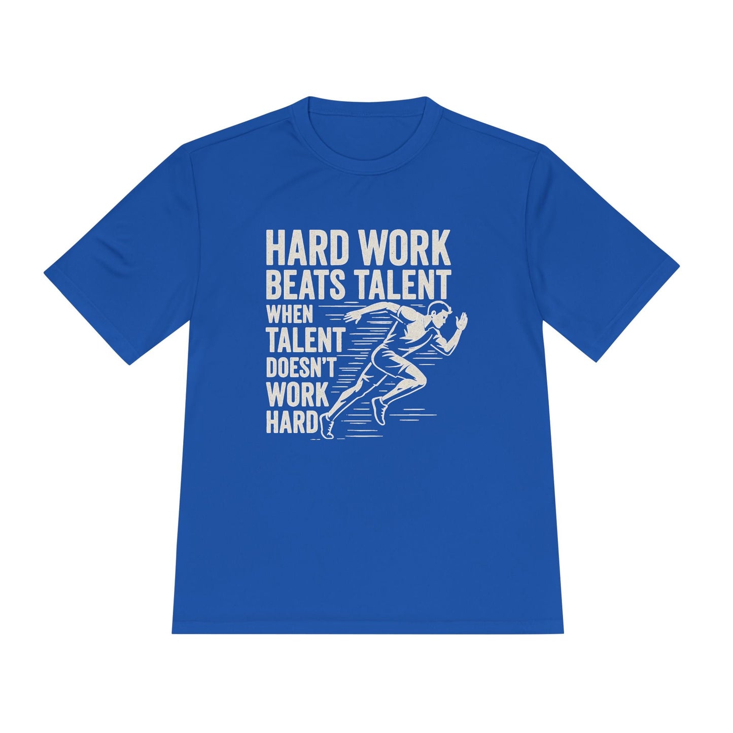 Hard Work Beats Talent Unisex Moisture Wicking Tee - Peak Inspiration