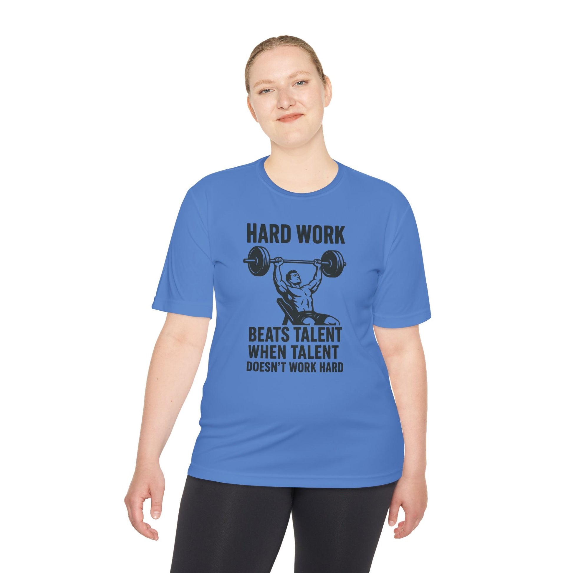 Hard Work Motivation Unisex Moisture Wicking Tee - Peak Inspiration