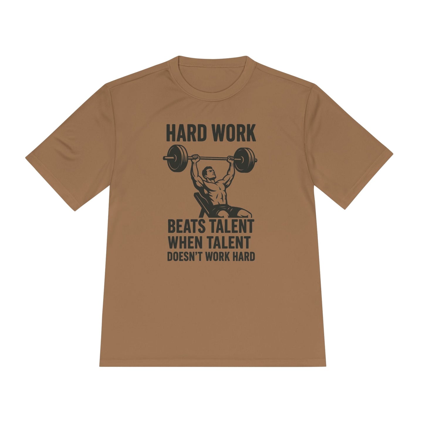 Hard Work Motivation Unisex Moisture Wicking Tee - Peak Inspiration