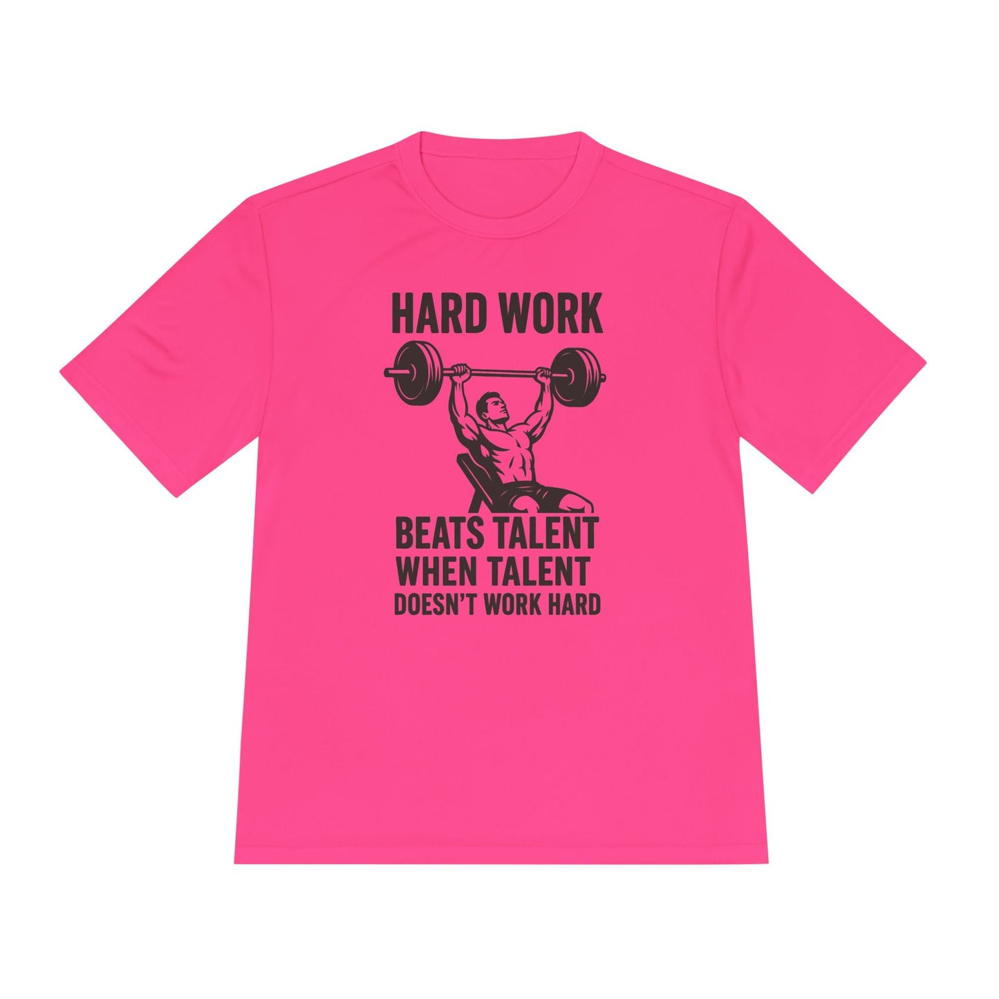 Hard Work Motivation Unisex Moisture Wicking Tee - Peak Inspiration
