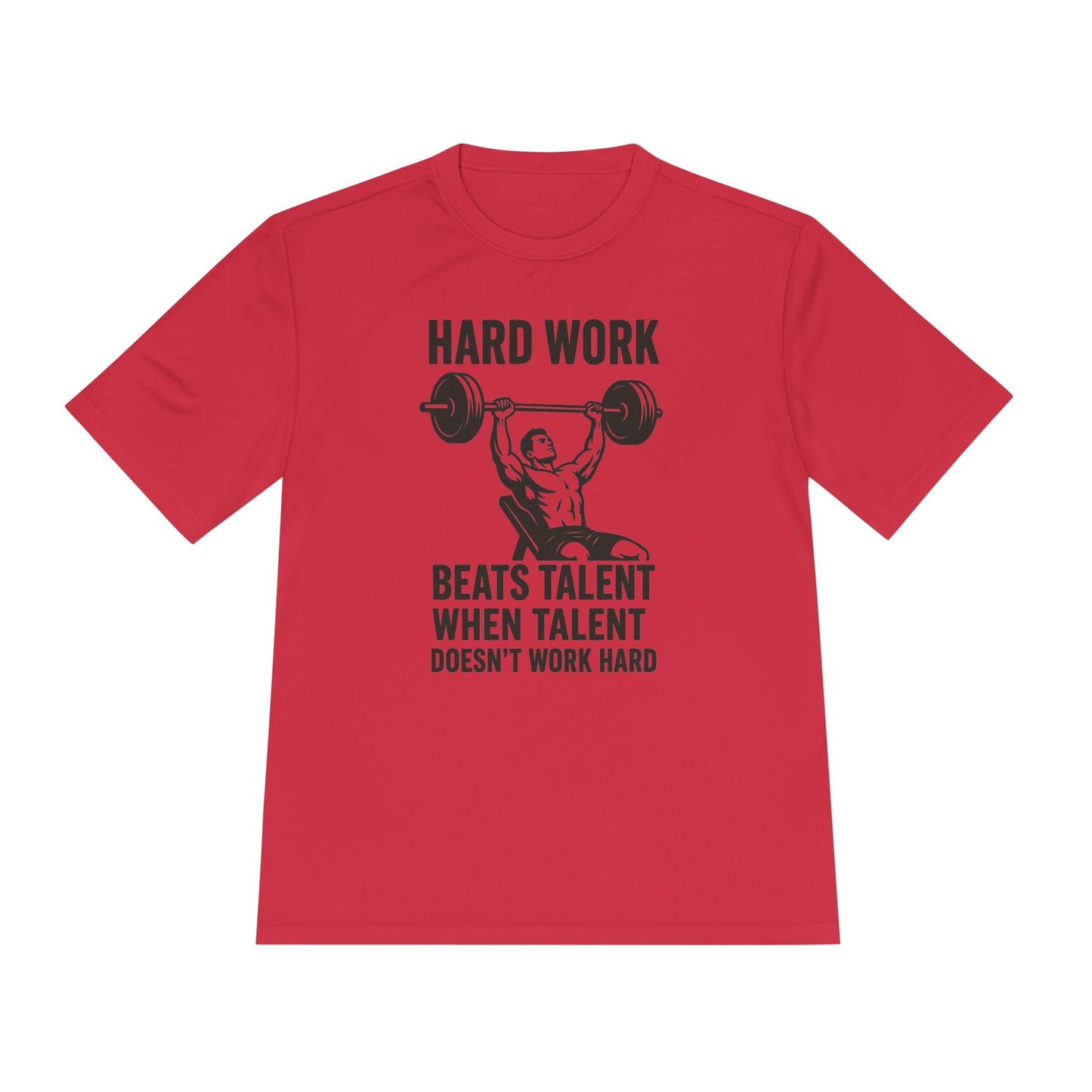 Hard Work Motivation Unisex Moisture Wicking Tee - Peak Inspiration