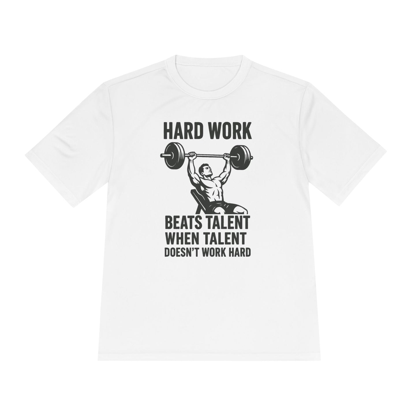 Hard Work Motivation Unisex Moisture Wicking Tee - Peak Inspiration