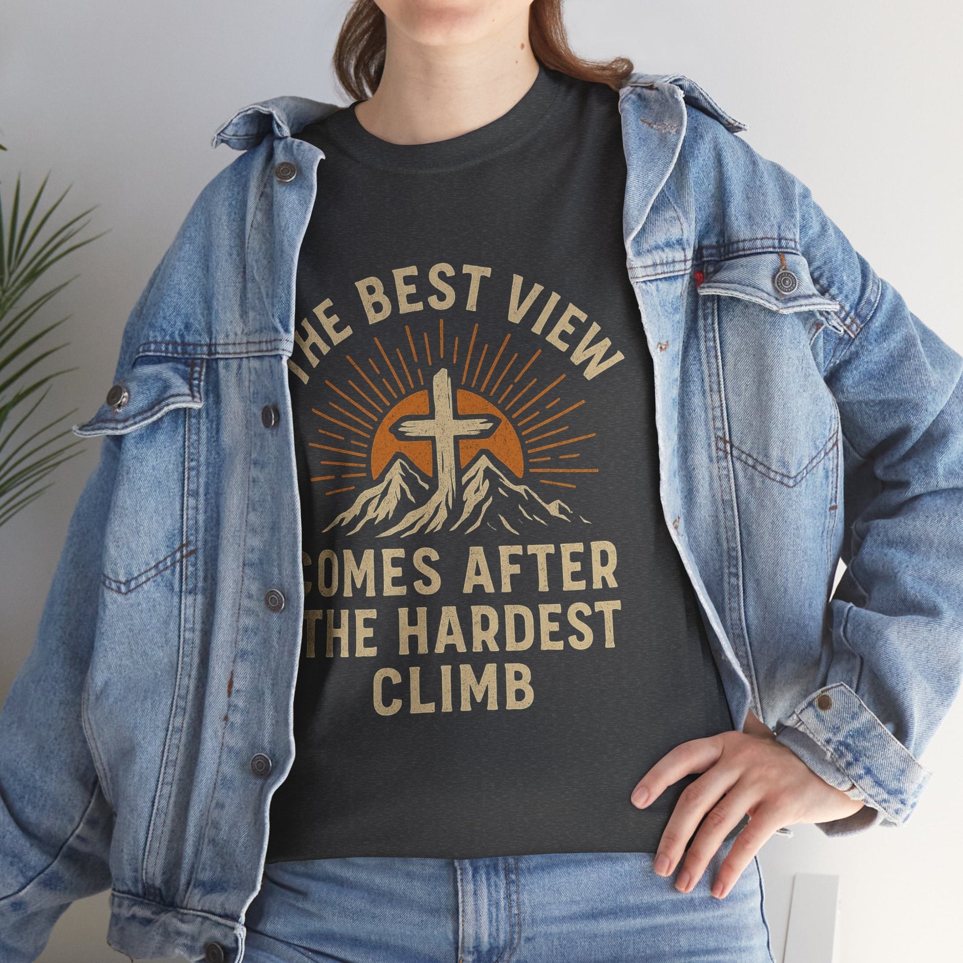 Inspirational Adventure Unisex Heavy Cotton Tee - Peak Inspiration