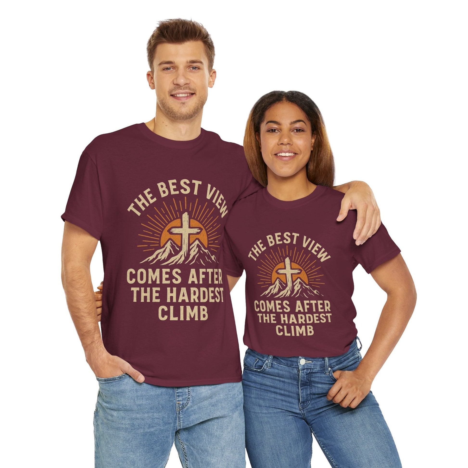 Inspirational Adventure Unisex Heavy Cotton Tee - Peak Inspiration