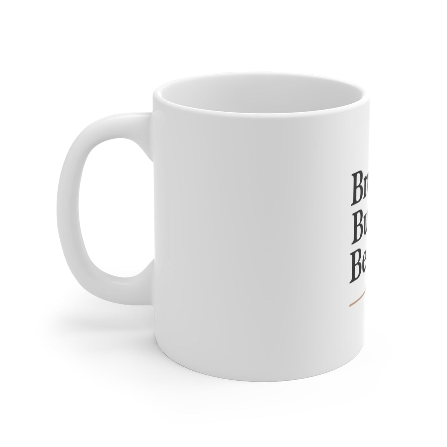 Inspirational Coffee Mug - Breathe, Build, Believe - Motivational 11oz Cup for Daily Inspiration - Peak Inspiration