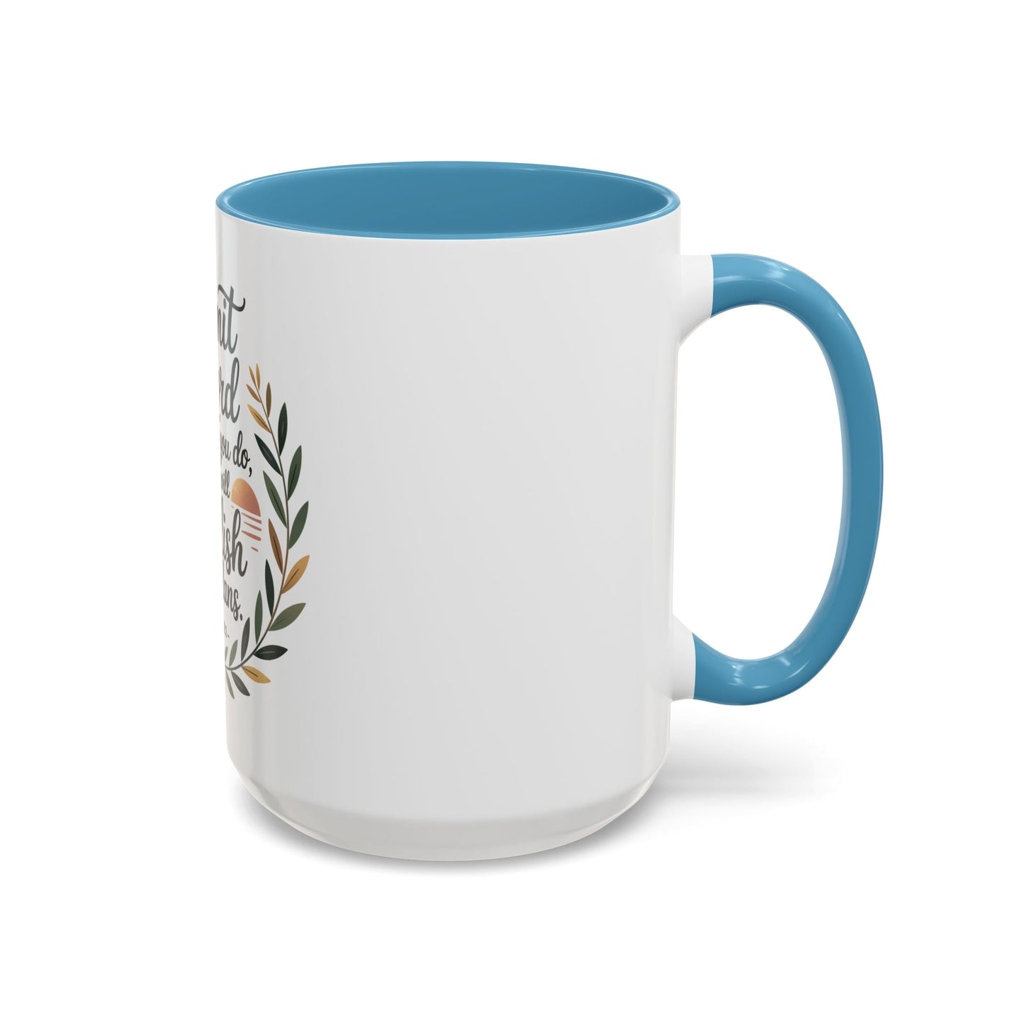 Inspirational Coffee Mug - 'Commit to the Lord' - 11 & 15 oz - Peak Inspiration