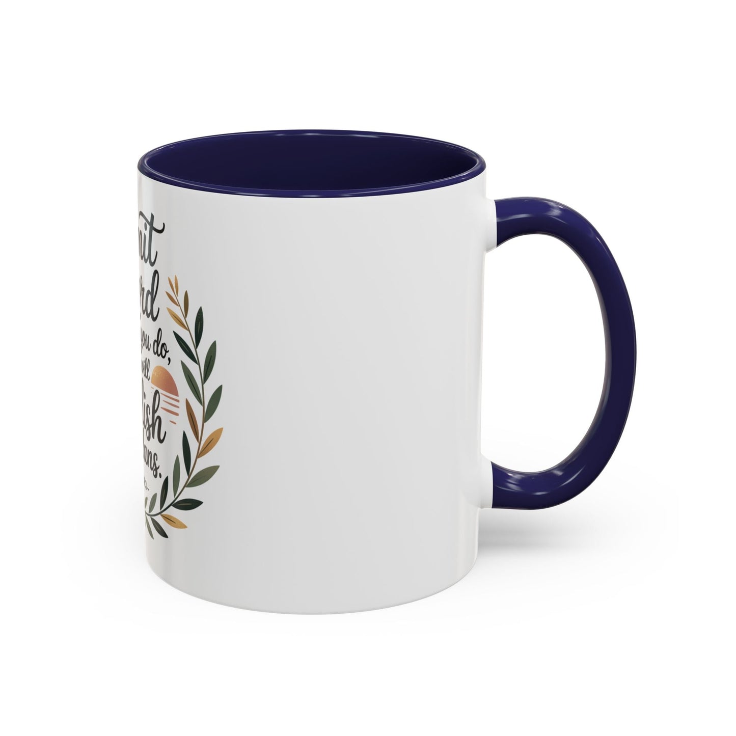 Inspirational Coffee Mug - 'Commit to the Lord' - 11 & 15 oz - Peak Inspiration