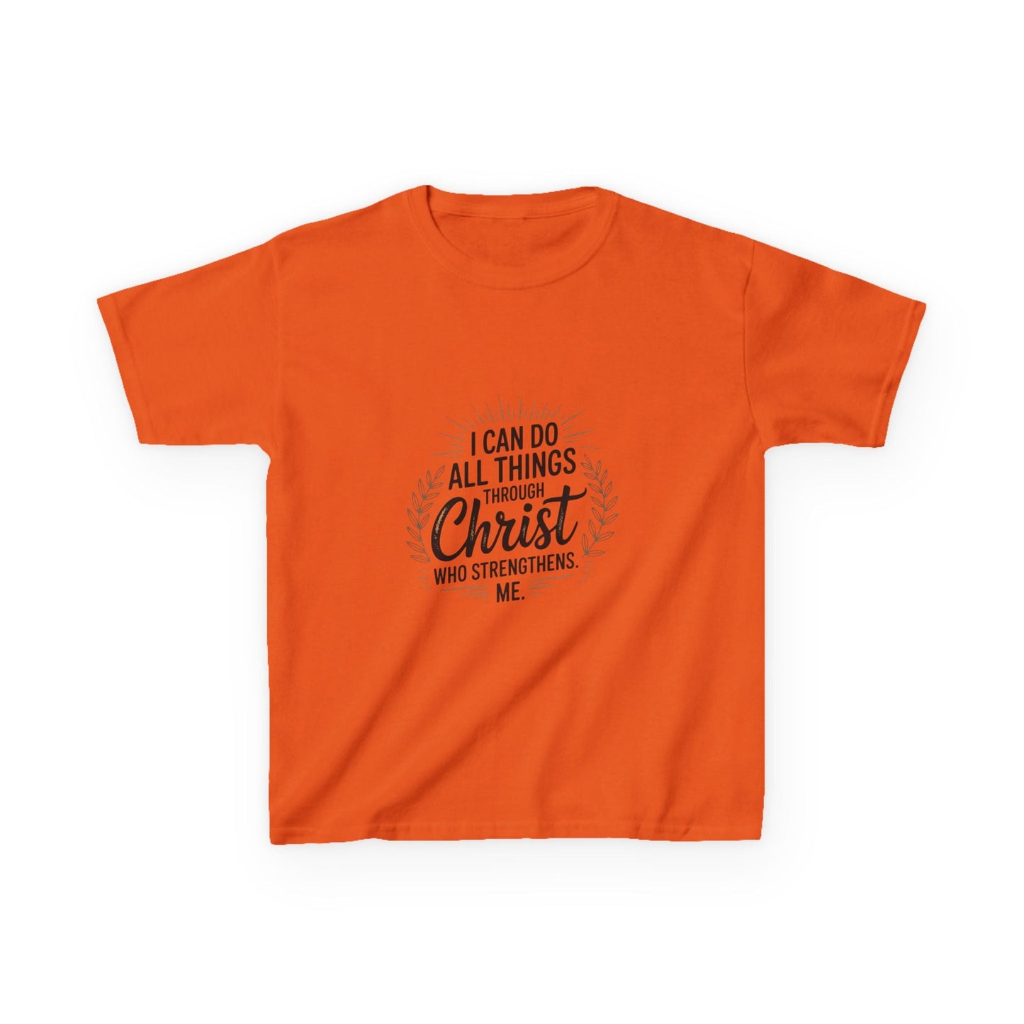 Inspirational Kid Tee: "I Can Do All Things" - Peak Inspiration