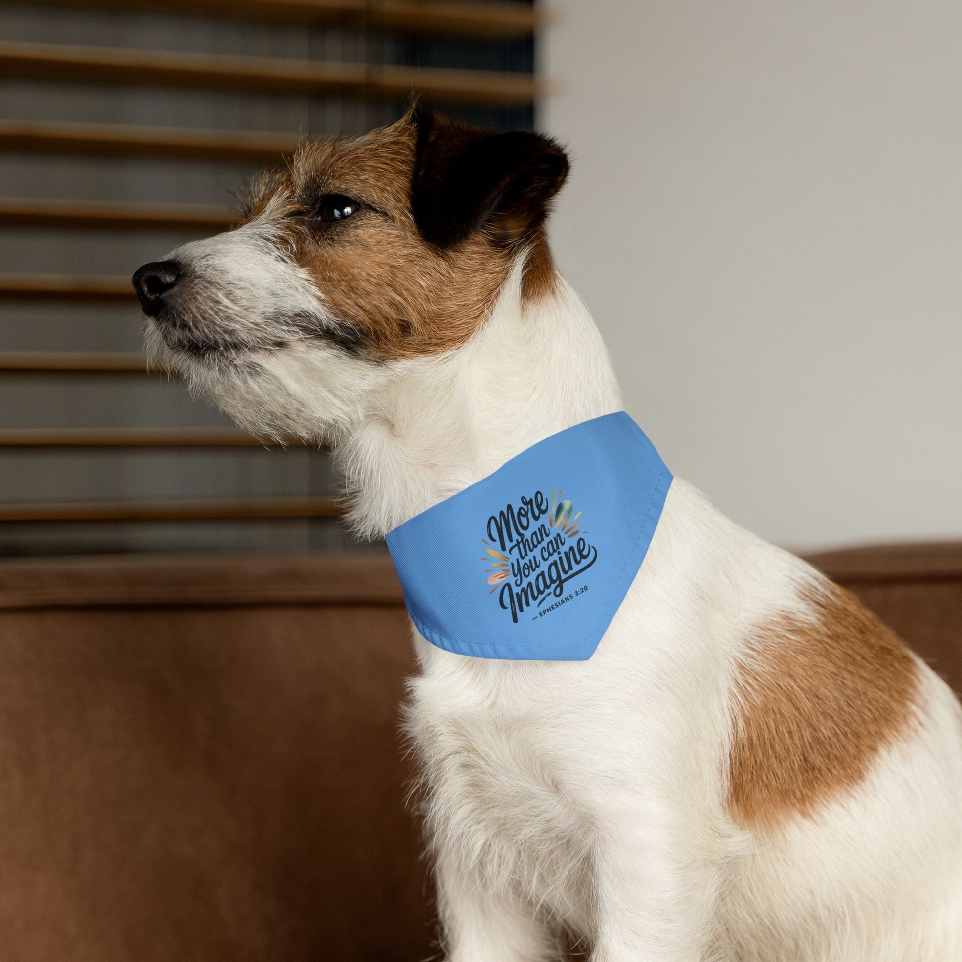 Inspirational Pet Bandana Collar - More Than You Can Imagine - Peak Inspiration