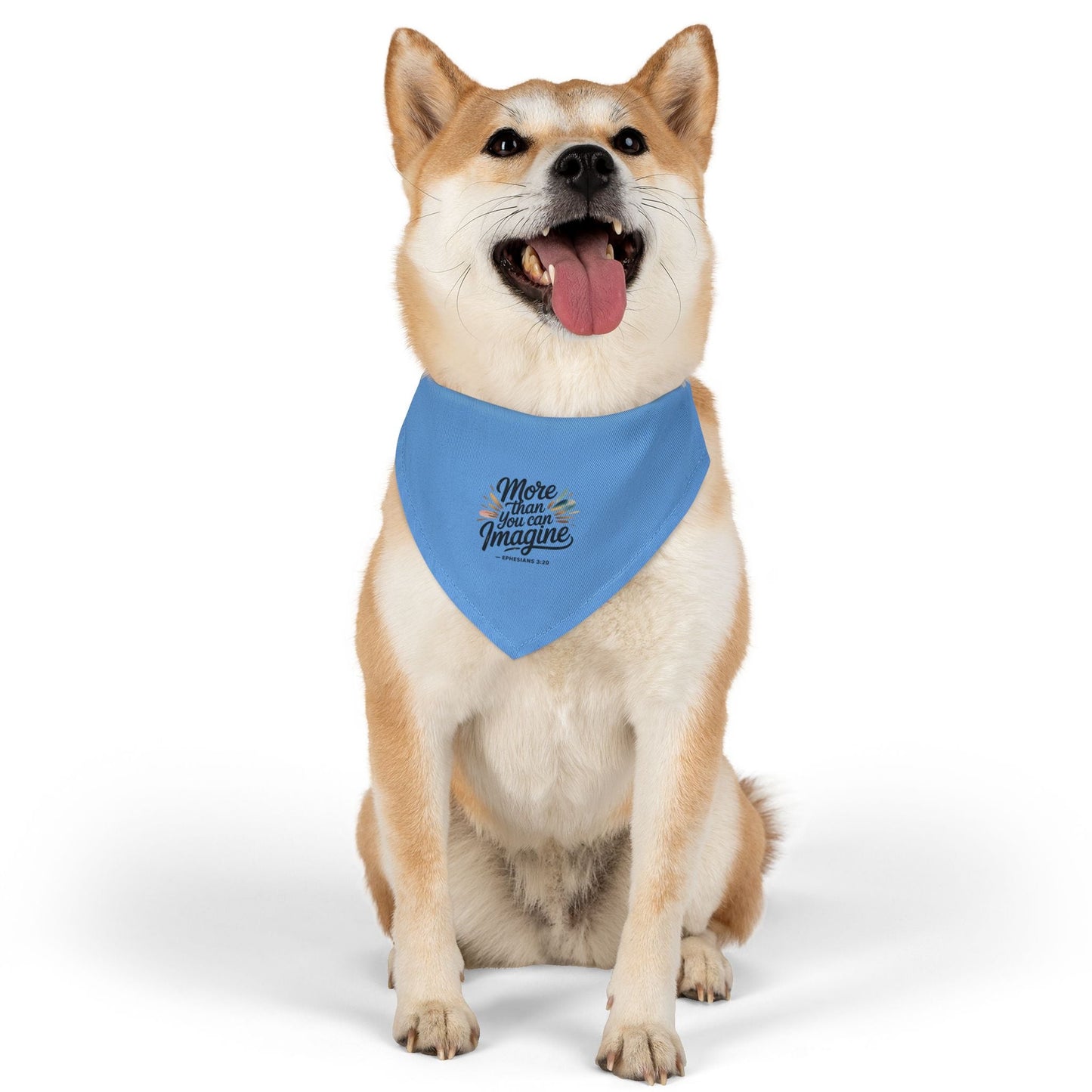 Inspirational Pet Bandana Collar - More Than You Can Imagine - Peak Inspiration