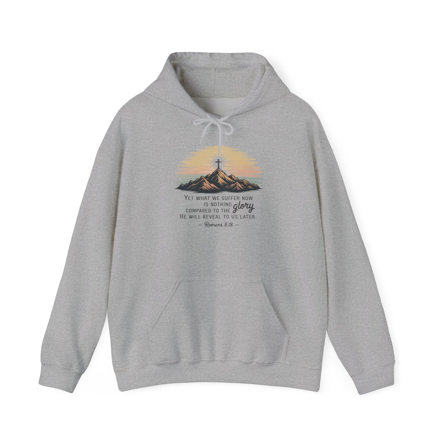 Inspirational Scripture Hoodie for Comfort and Faith - Peak Inspiration