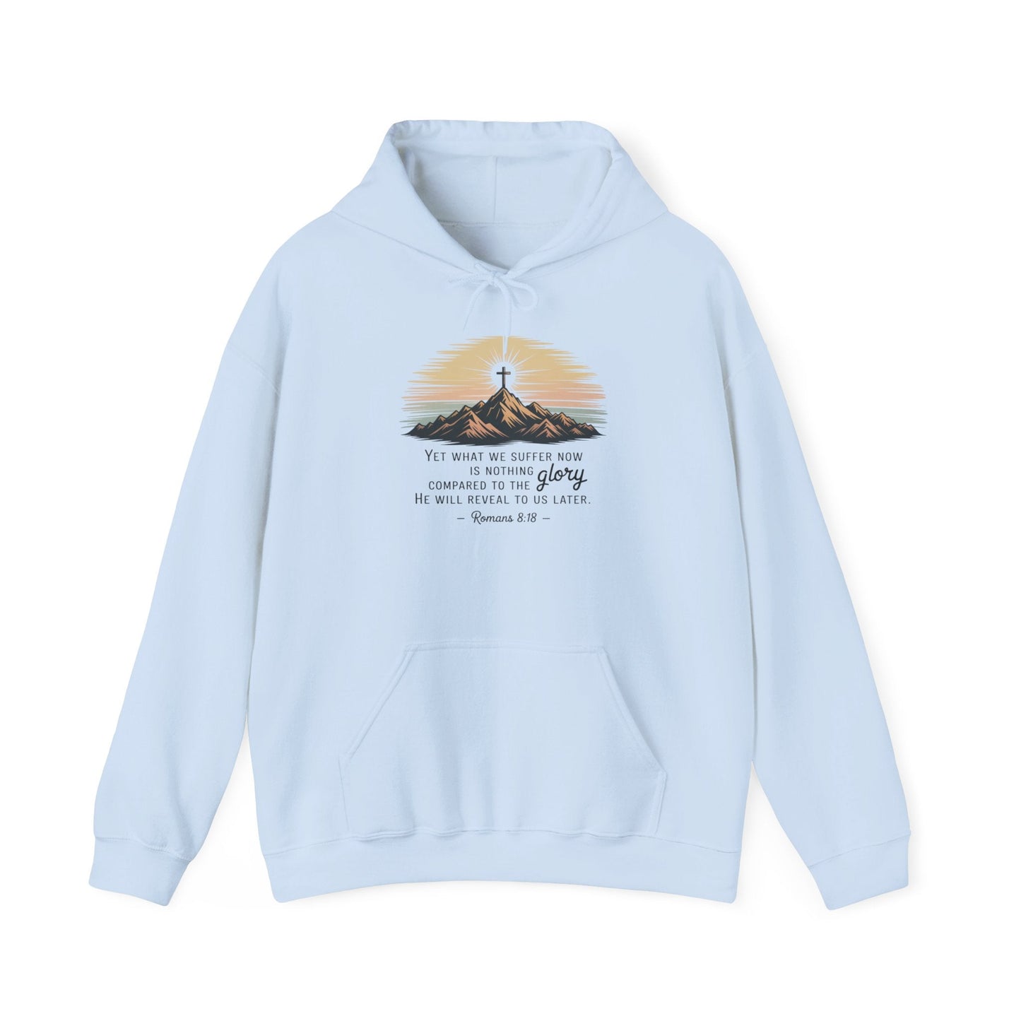 Inspirational Scripture Hoodie for Comfort and Faith - Peak Inspiration