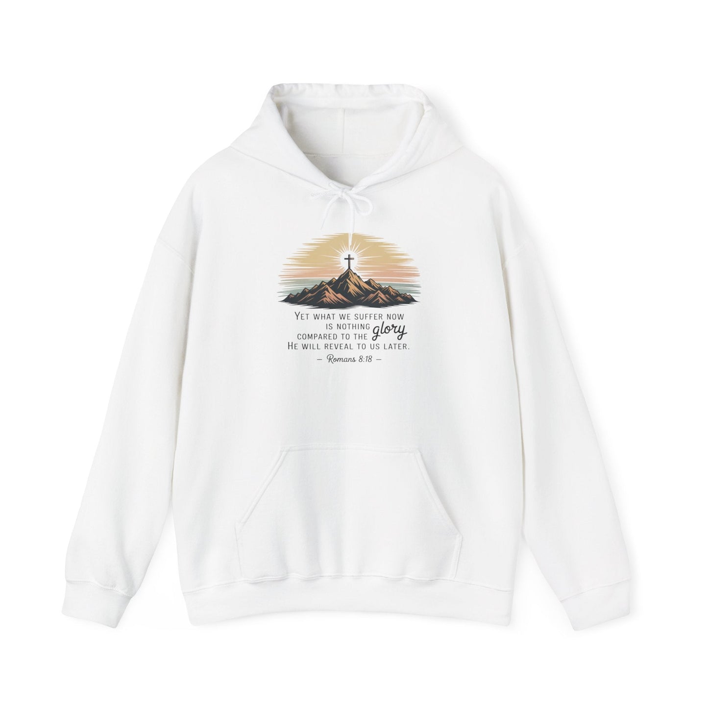 Inspirational Scripture Hoodie for Comfort and Faith - Peak Inspiration