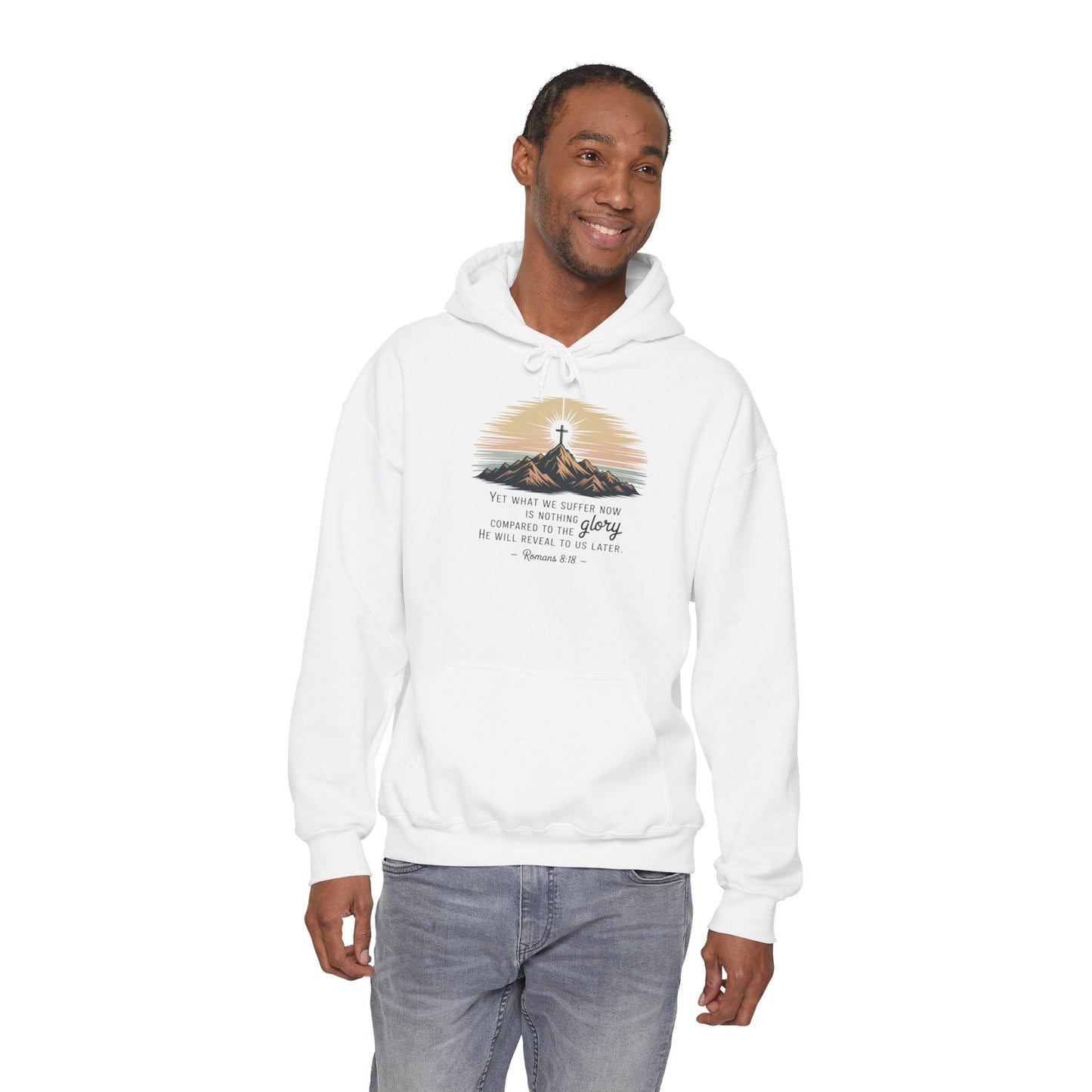 Inspirational Scripture Hoodie for Comfort and Faith - Peak Inspiration