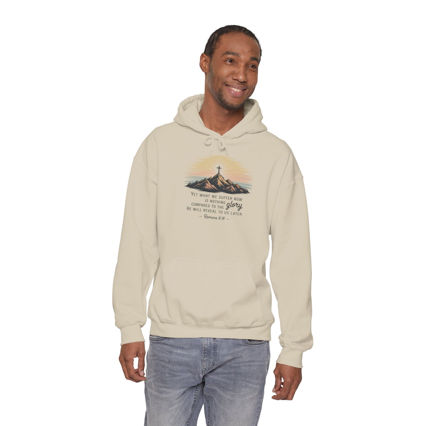 Inspirational Scripture Hoodie for Comfort and Faith - Peak Inspiration