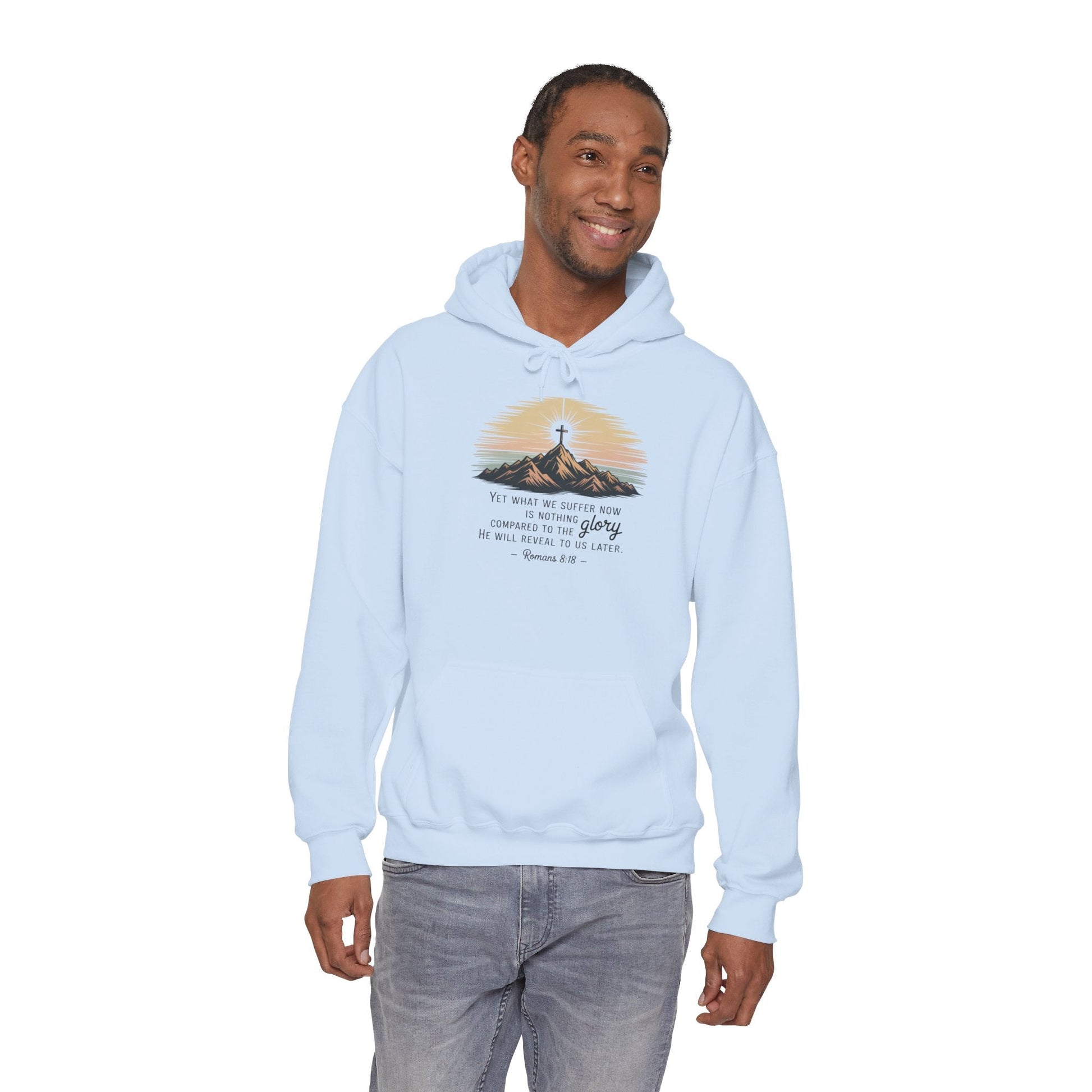 Inspirational Scripture Hoodie for Comfort and Faith - Peak Inspiration