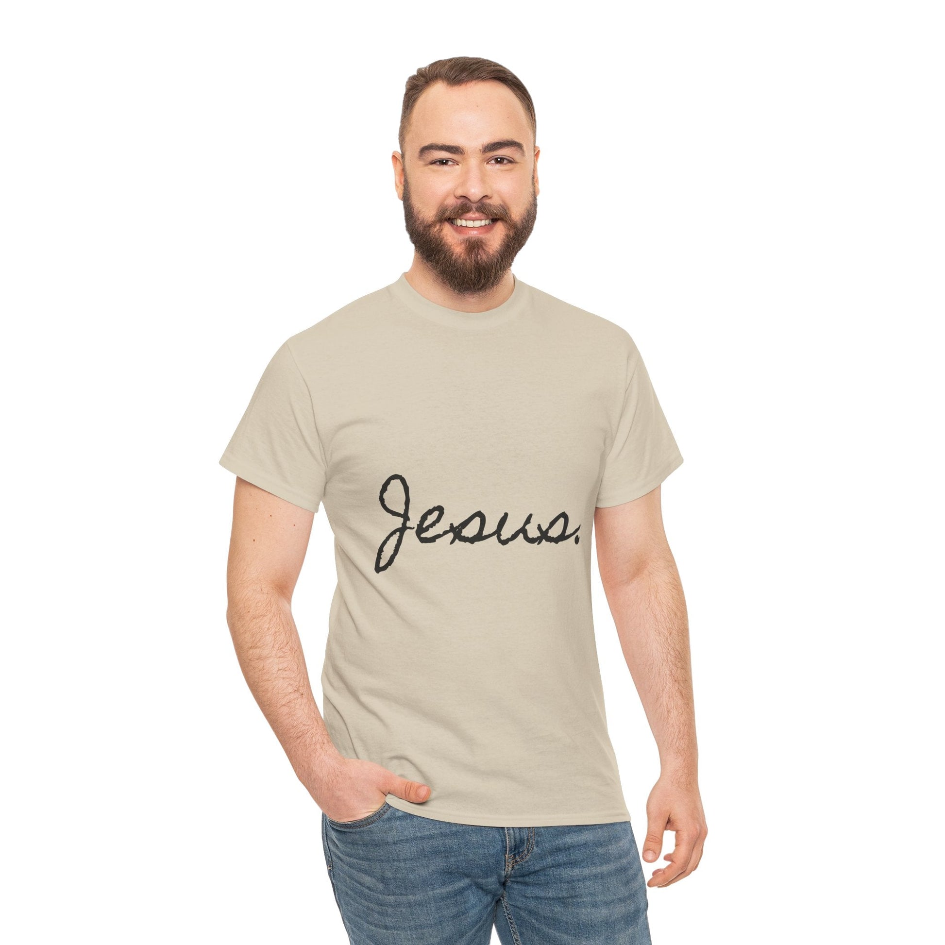 Jesus Bold Statement T-Shirt - Peak Inspiration