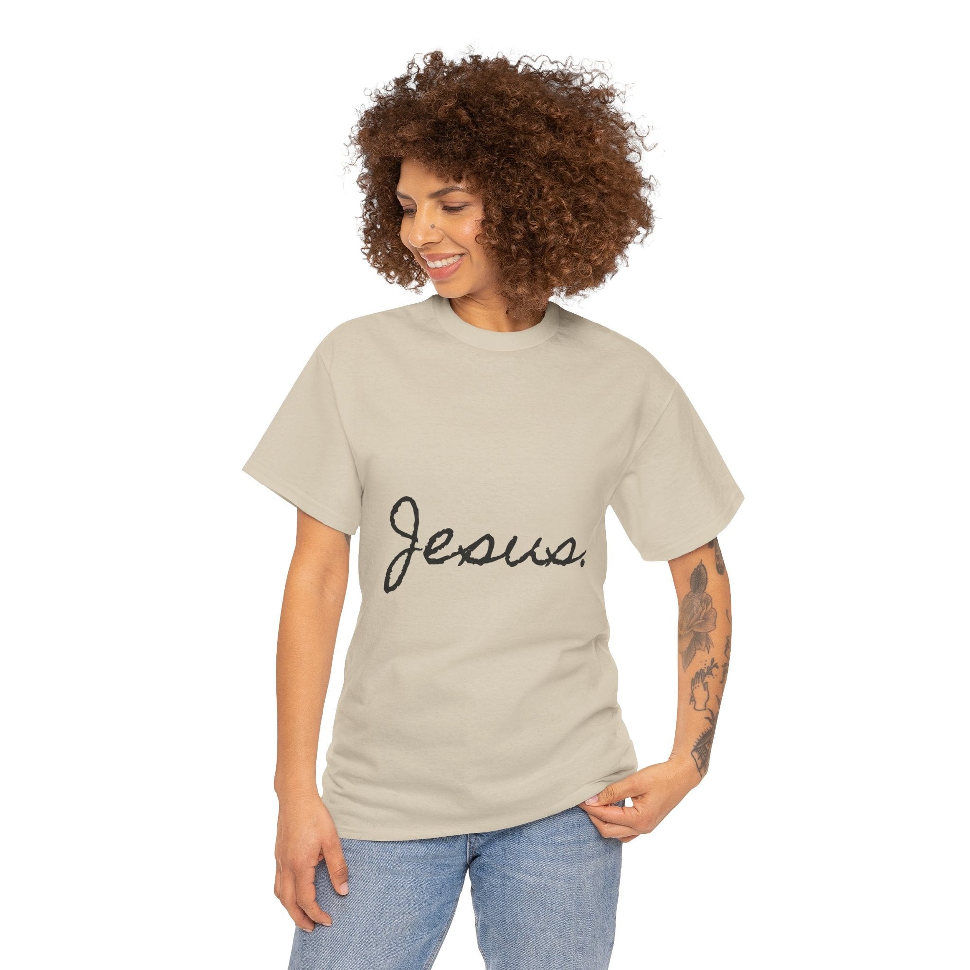 Jesus Bold Statement T-Shirt - Peak Inspiration