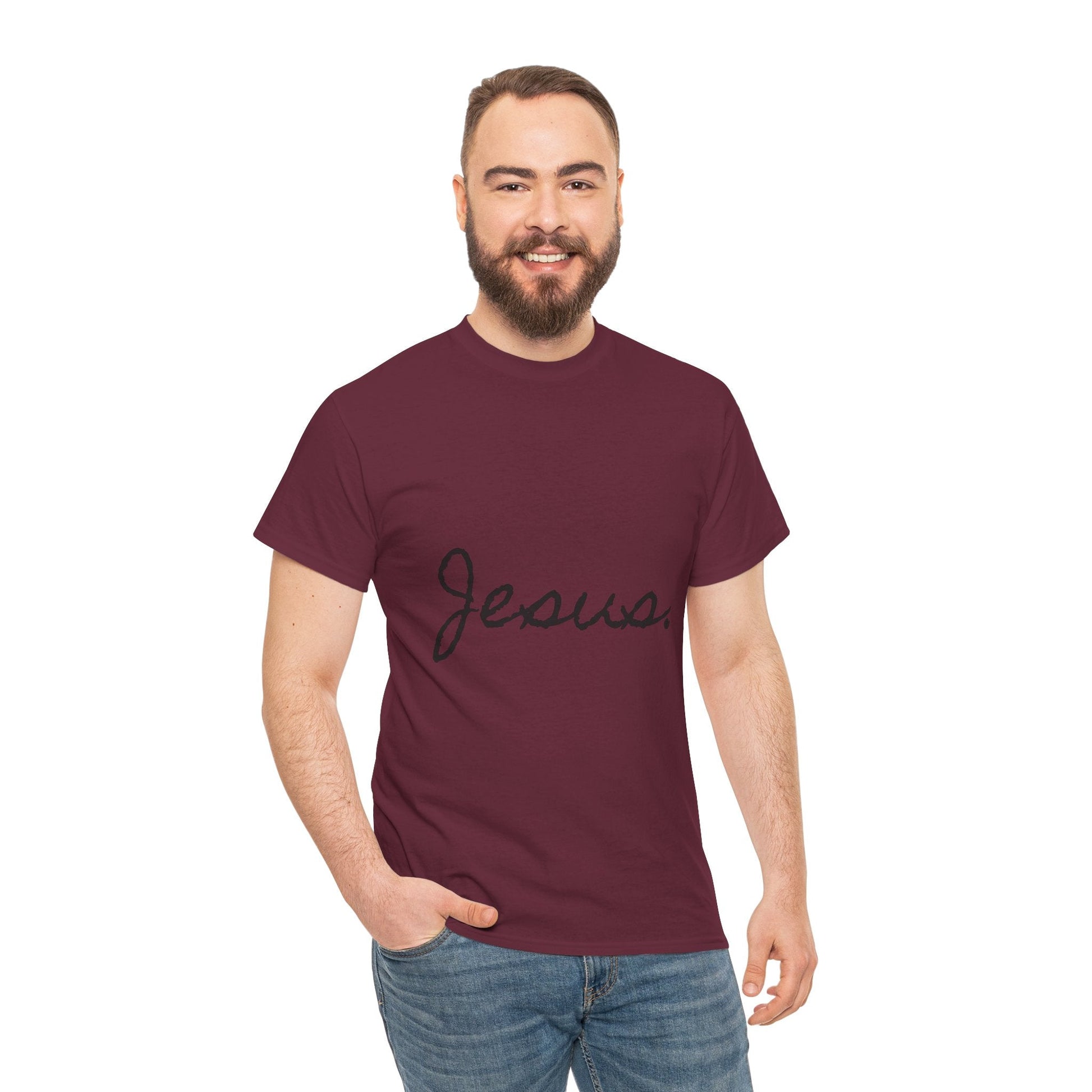 Jesus Bold Statement T-Shirt - Peak Inspiration