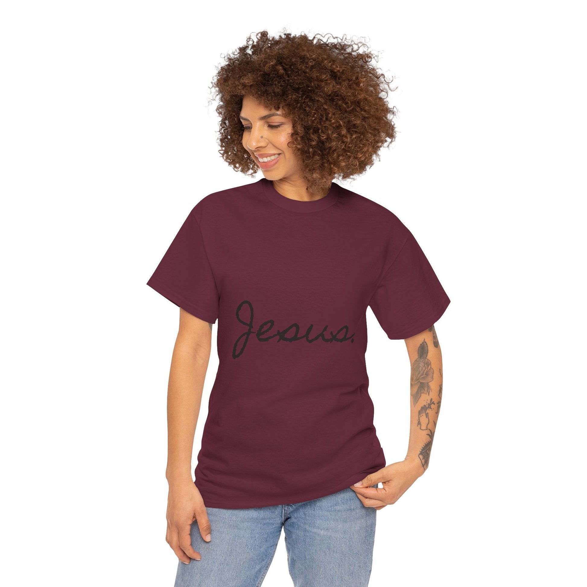Jesus Bold Statement T-Shirt - Peak Inspiration