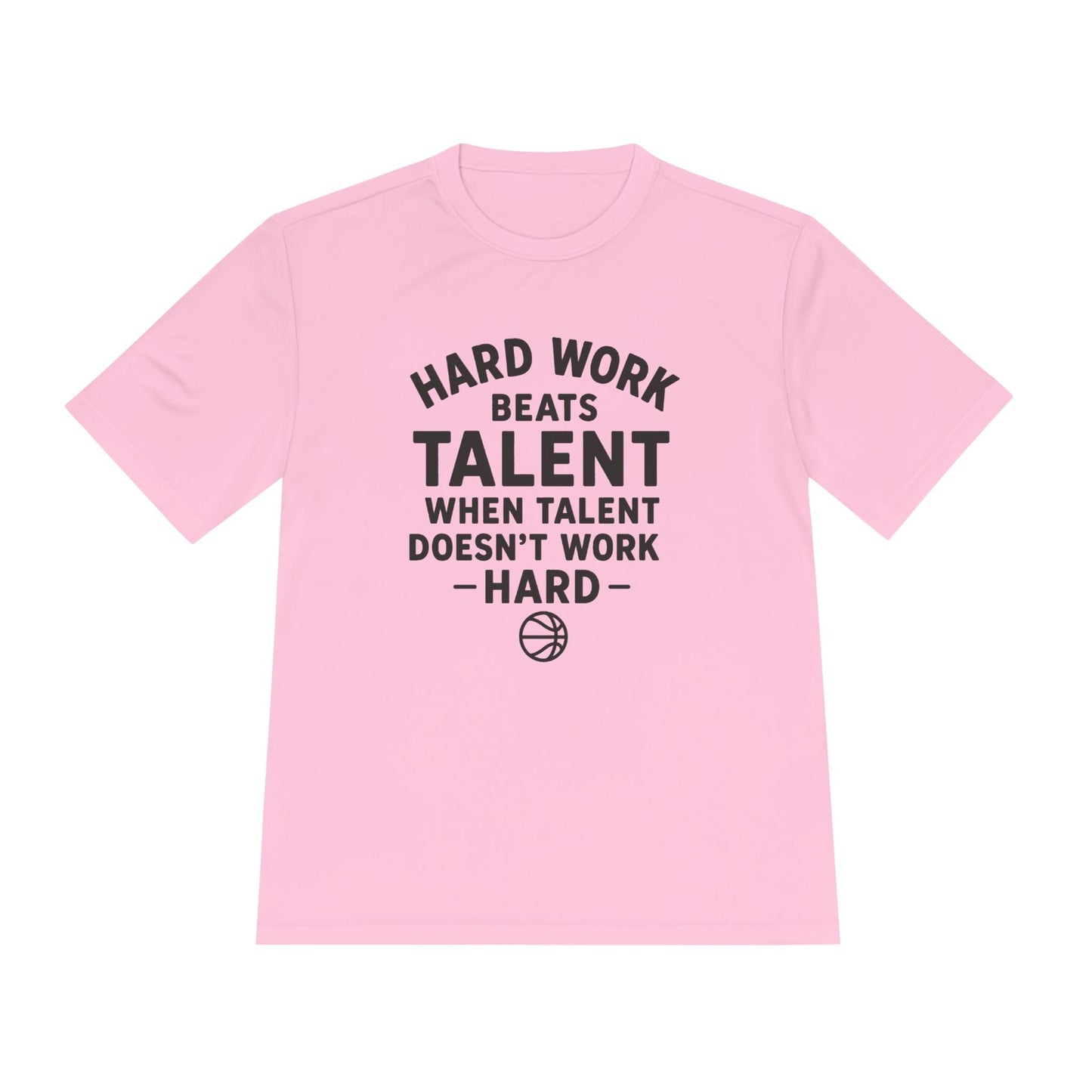 Motivational Sports Tee - "Hard Work Beats Talent" - Peak Inspiration