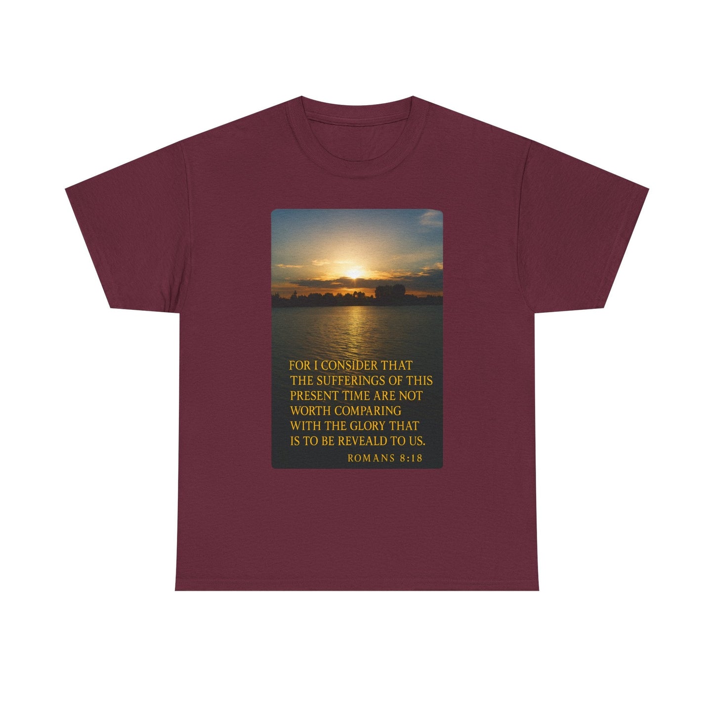 Romans 8:18 Inspirational Tee — Comfort in Suffering Christian Shirt - Peak Inspiration