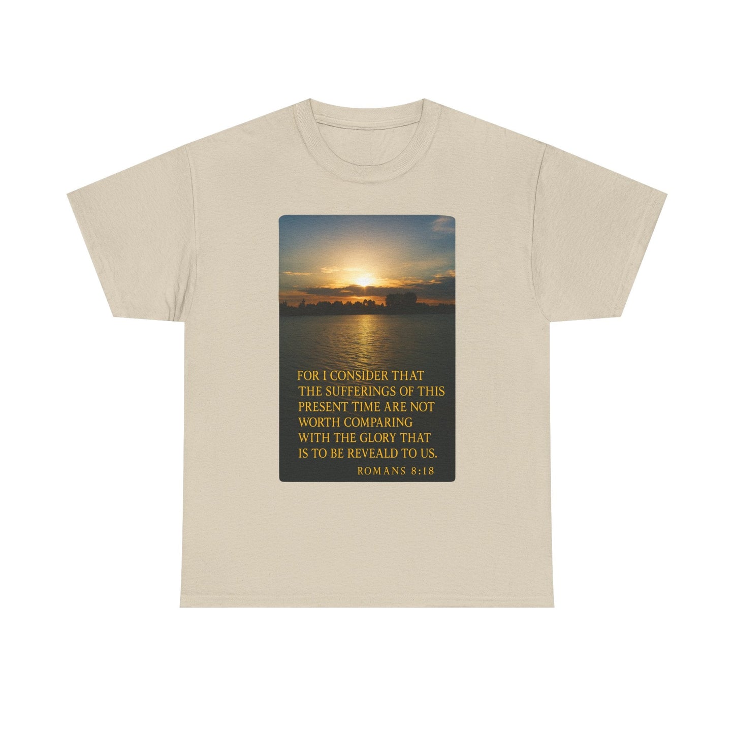 Romans 8:18 Inspirational Tee — Comfort in Suffering Christian Shirt - Peak Inspiration