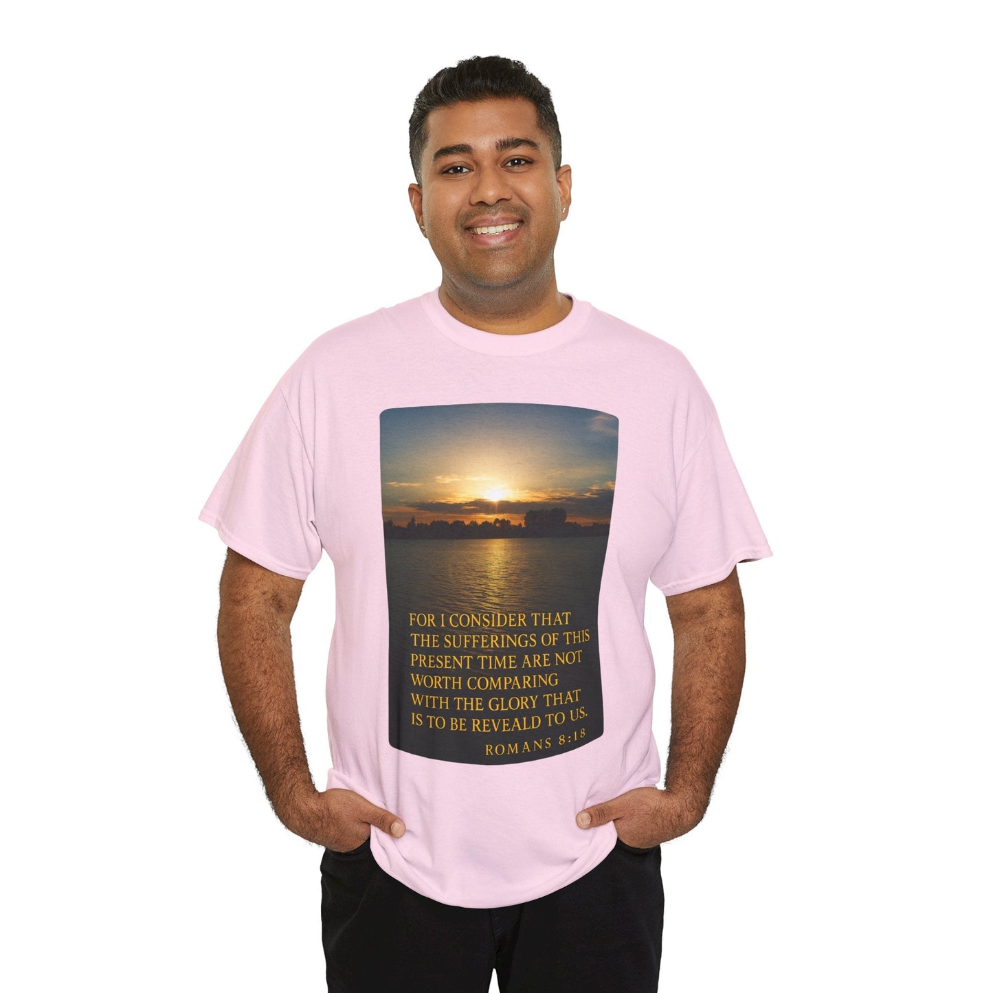 Romans 8:18 Inspirational Tee — Comfort in Suffering Christian Shirt - Peak Inspiration