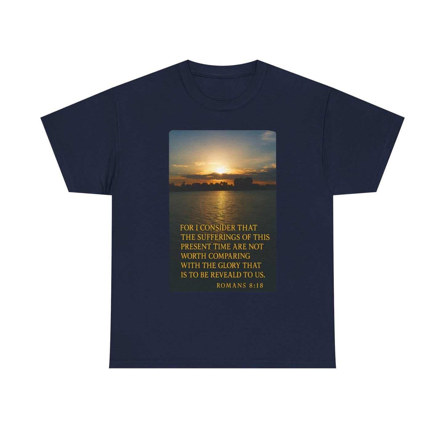 Romans 8:18 Inspirational Tee — Comfort in Suffering Christian Shirt - Peak Inspiration