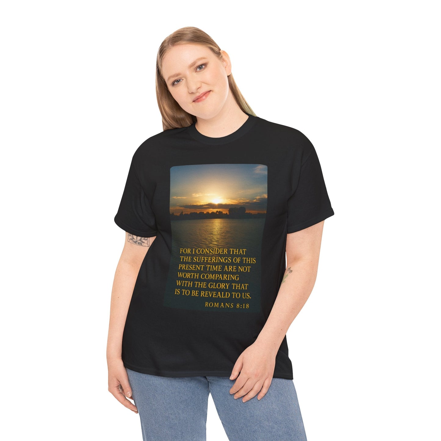 Romans 8:18 Inspirational Tee — Comfort in Suffering Christian Shirt - Peak Inspiration
