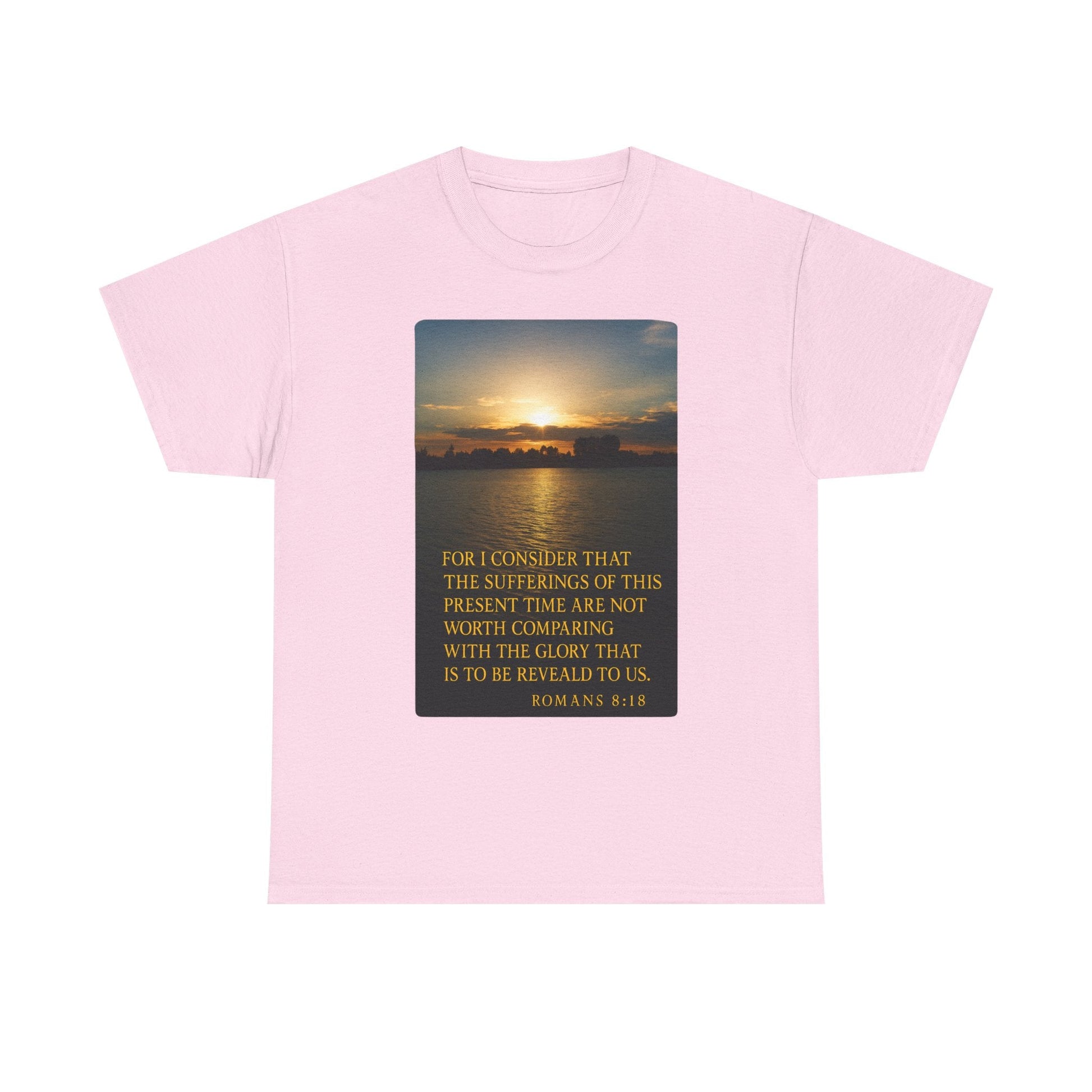 Romans 8:18 Inspirational Tee — Comfort in Suffering Christian Shirt - Peak Inspiration