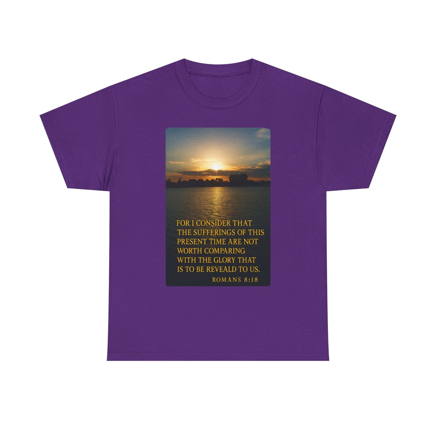 Romans 8:18 Inspirational Tee — Comfort in Suffering Christian Shirt - Peak Inspiration