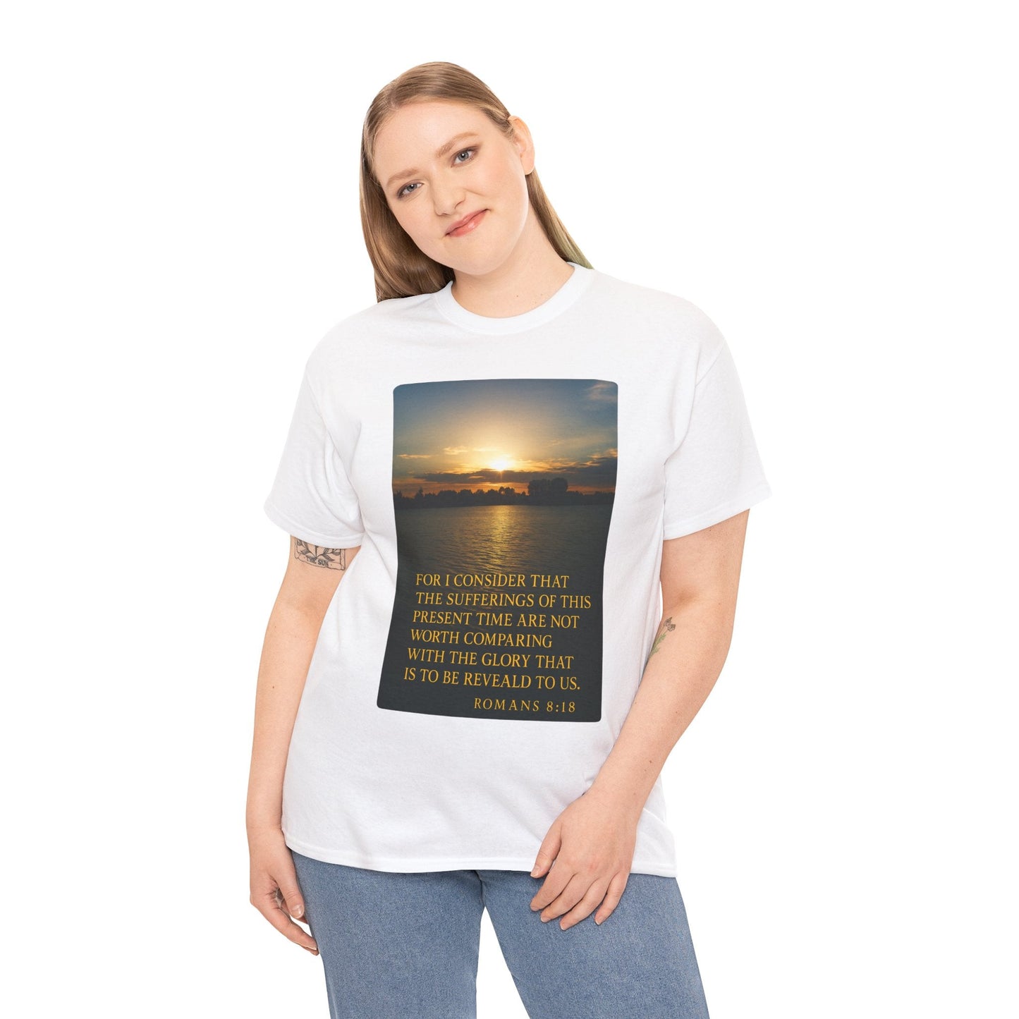 Romans 8:18 Inspirational Tee — Comfort in Suffering Christian Shirt - Peak Inspiration