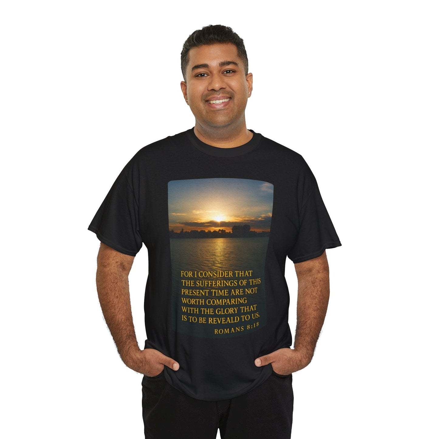 Romans 8:18 Inspirational Tee — Comfort in Suffering Christian Shirt - Peak Inspiration
